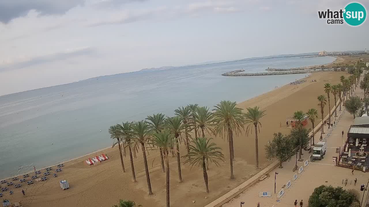 LIVEcam Roses plage – Hotel Montecarlo