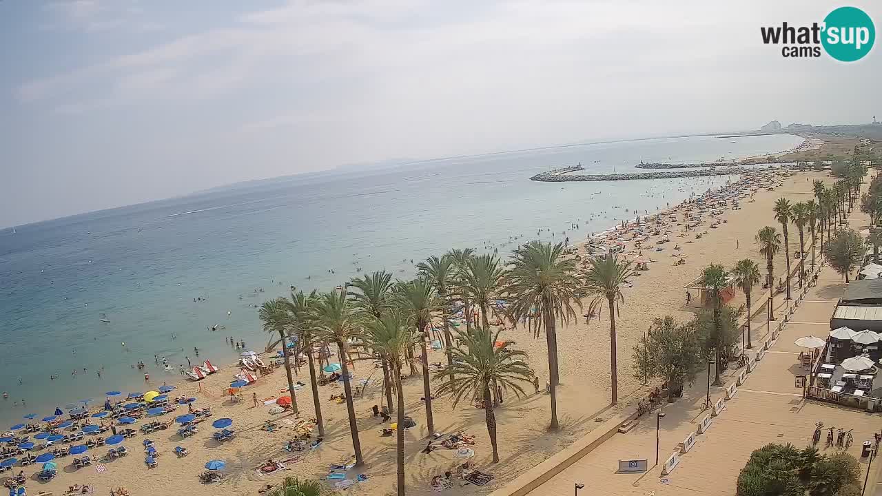 LIVEcam Roses plage – Hotel Montecarlo
