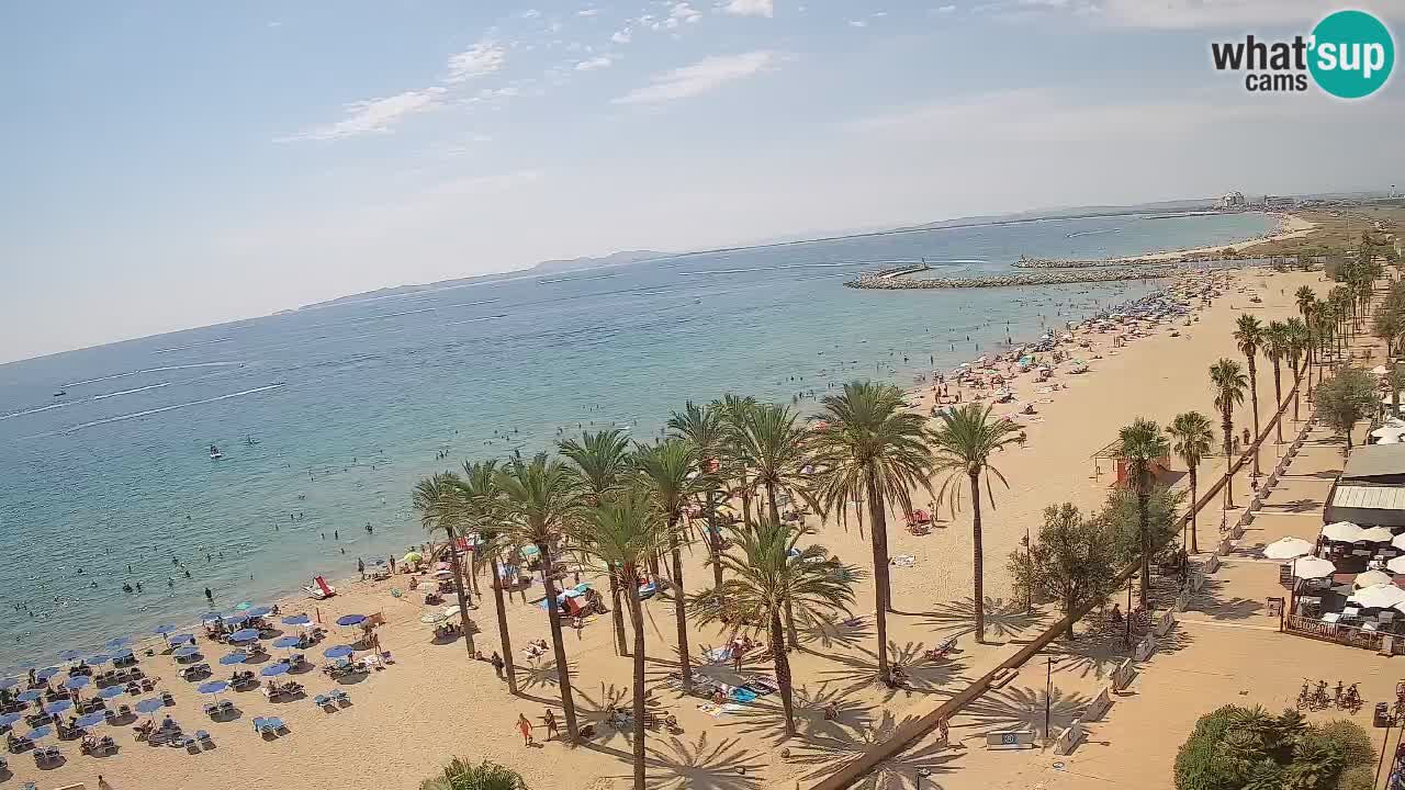 LIVEcam Roses plage – Hotel Montecarlo