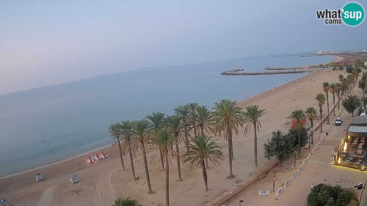 LIVEcam Roses plage – Hotel Montecarlo