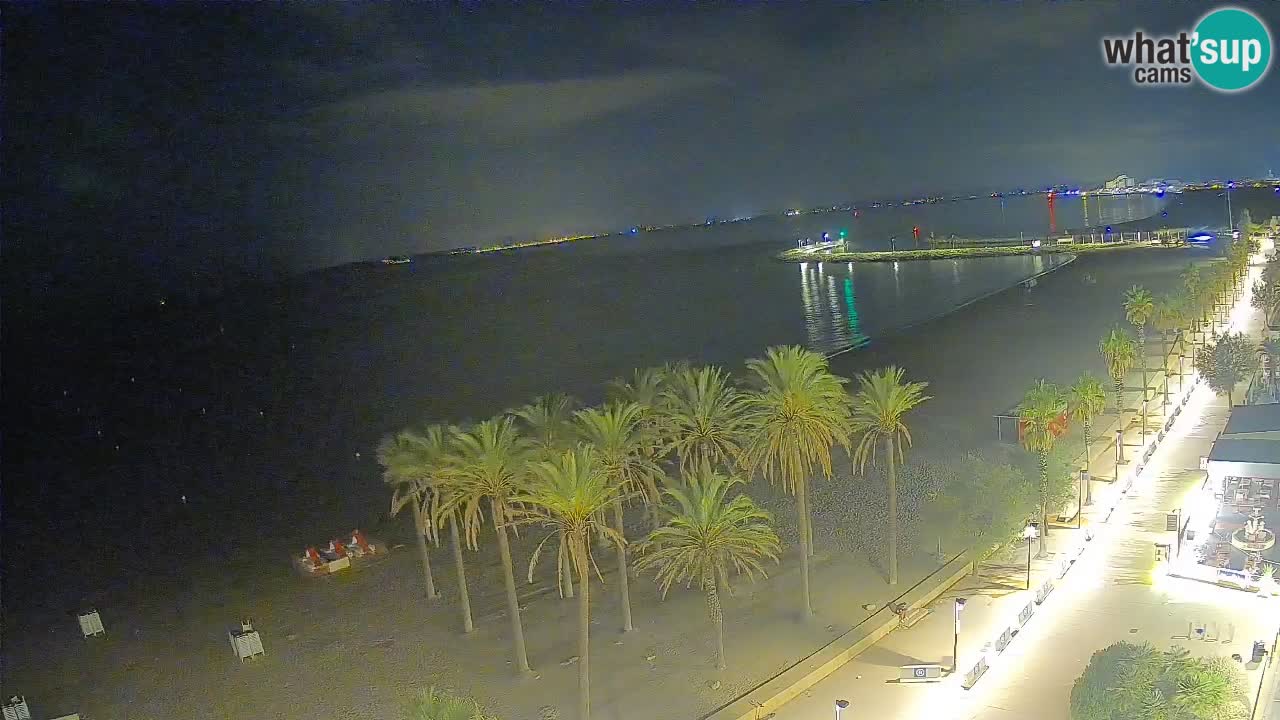 LIVEcam Roses plage – Hotel Montecarlo