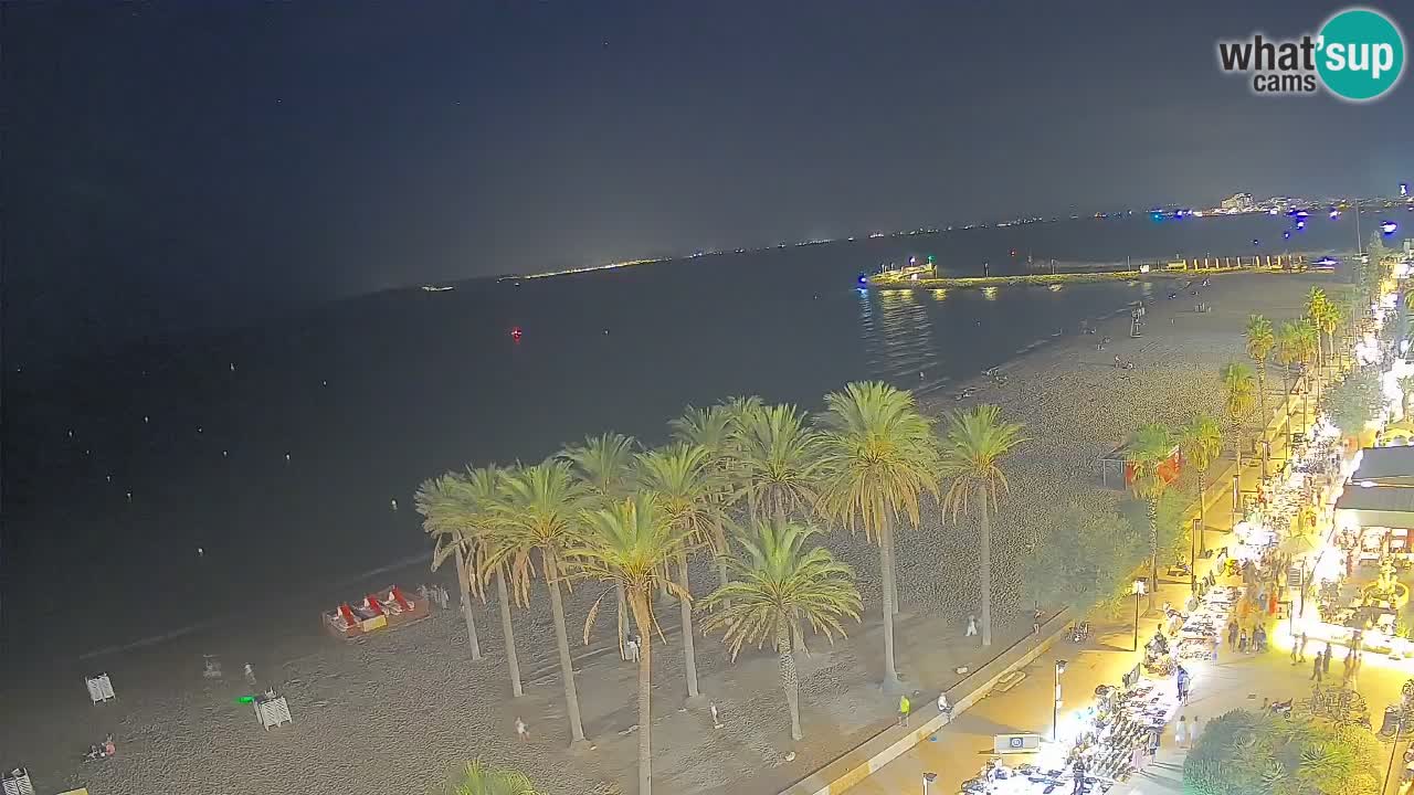 LIVEcam Roses plage – Hotel Montecarlo