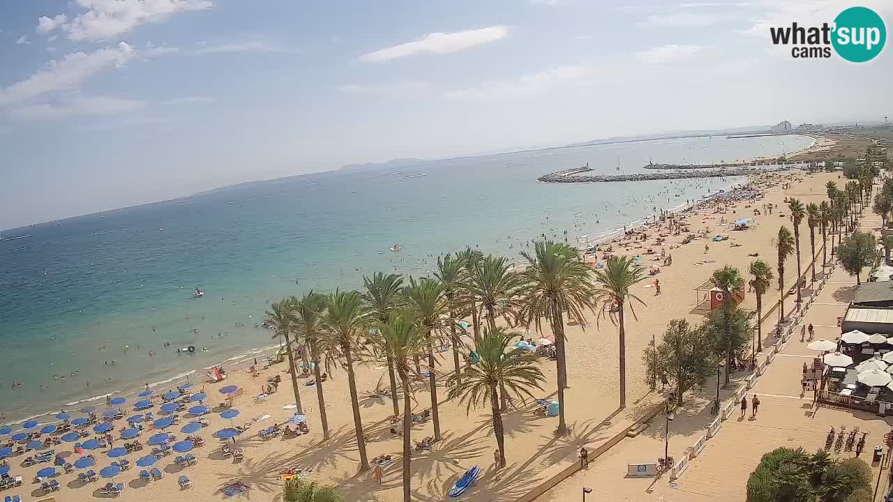 LIVEcam Roses plage – Hotel Montecarlo