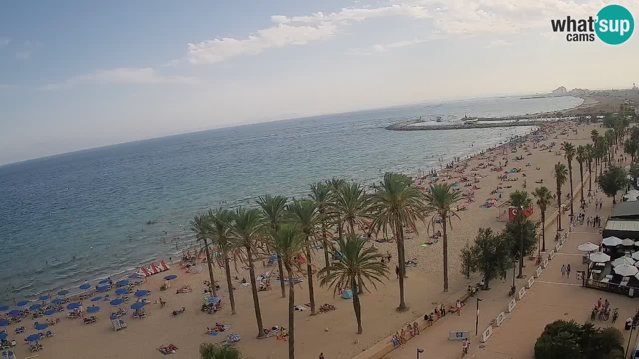 LIVEcam Roses plage – Hotel Montecarlo