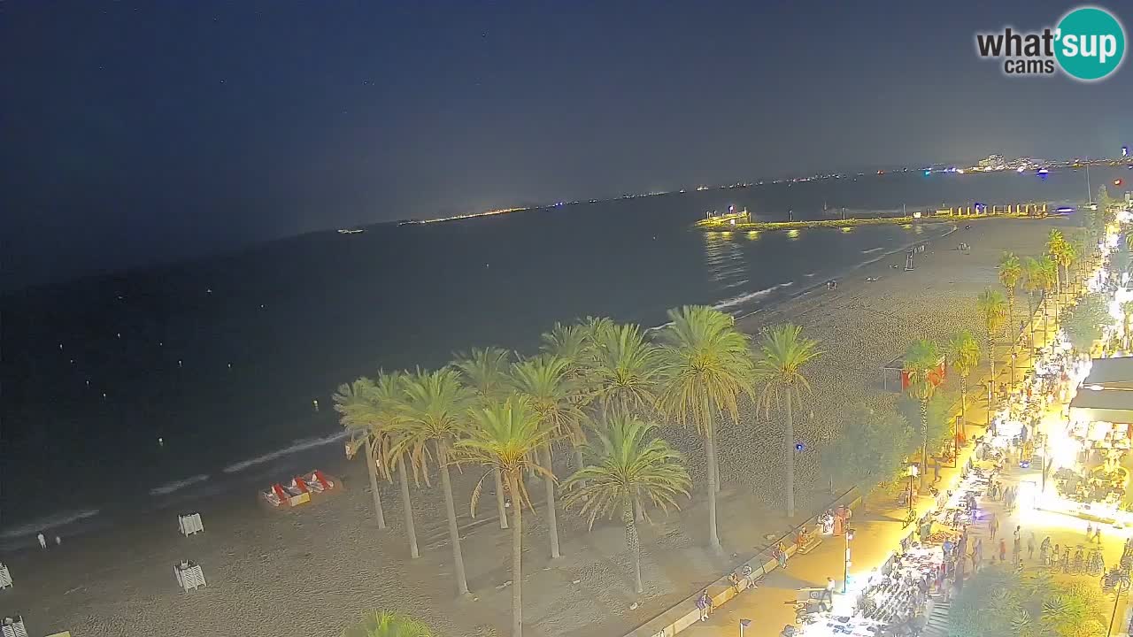 LIVEcam Roses plage – Hotel Montecarlo