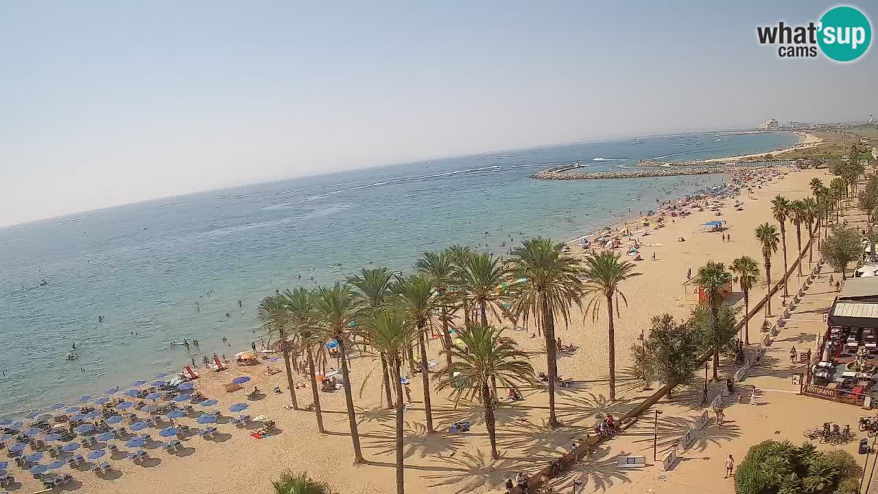 LIVEcam Roses plage – Hotel Montecarlo