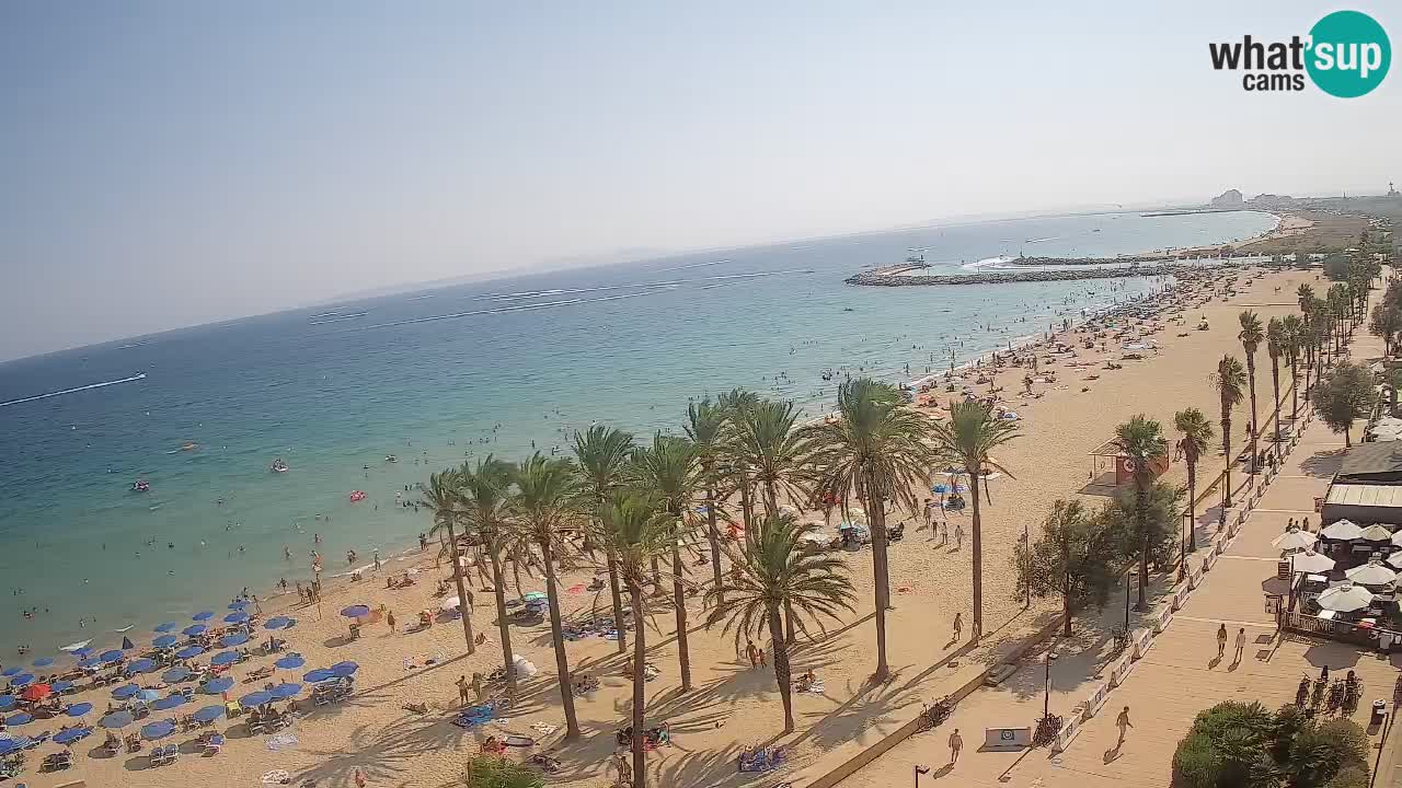 LIVEcam Roses plage – Hotel Montecarlo