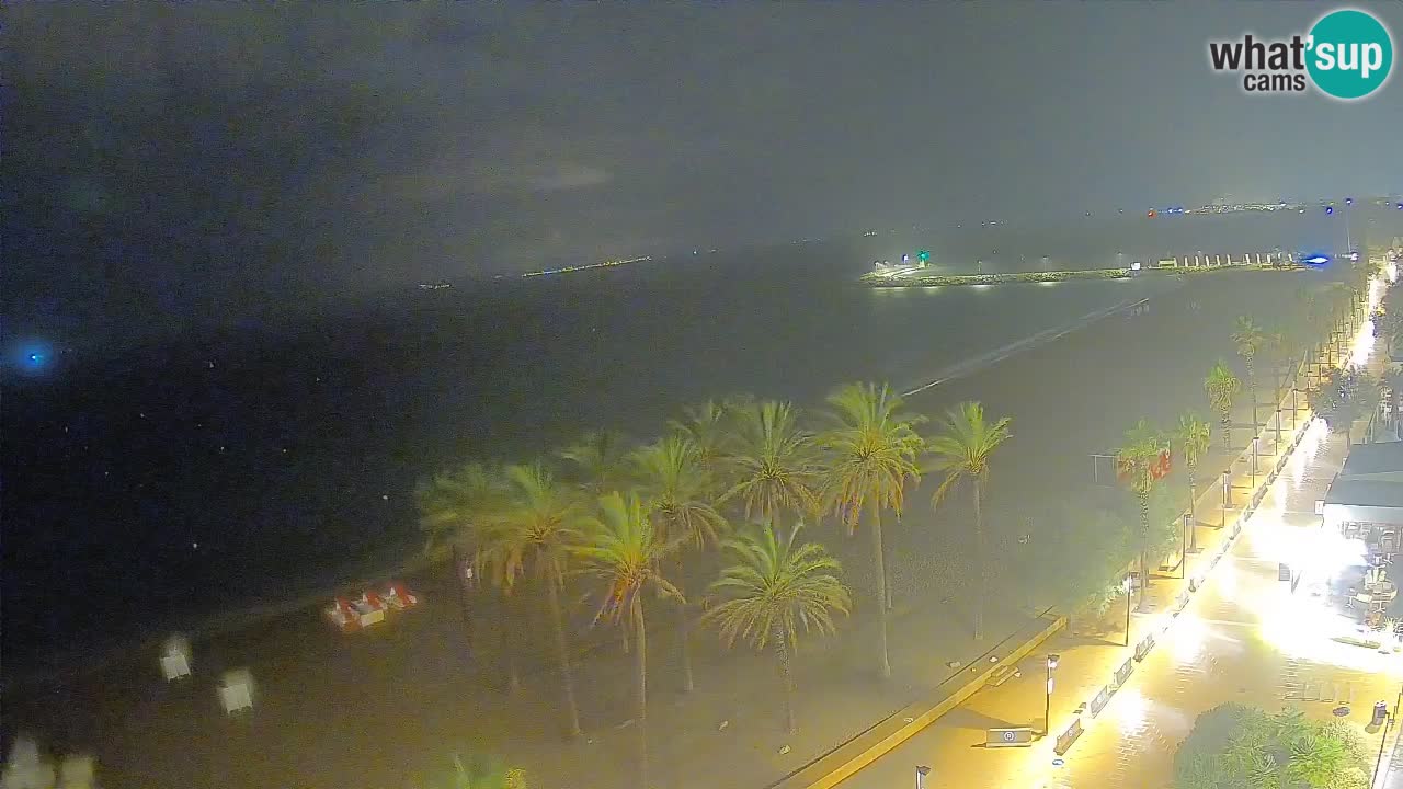 LIVEcam Roses plage – Hotel Montecarlo