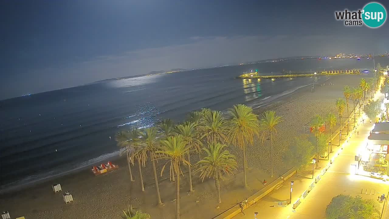 LIVEcam Roses plage – Hotel Montecarlo
