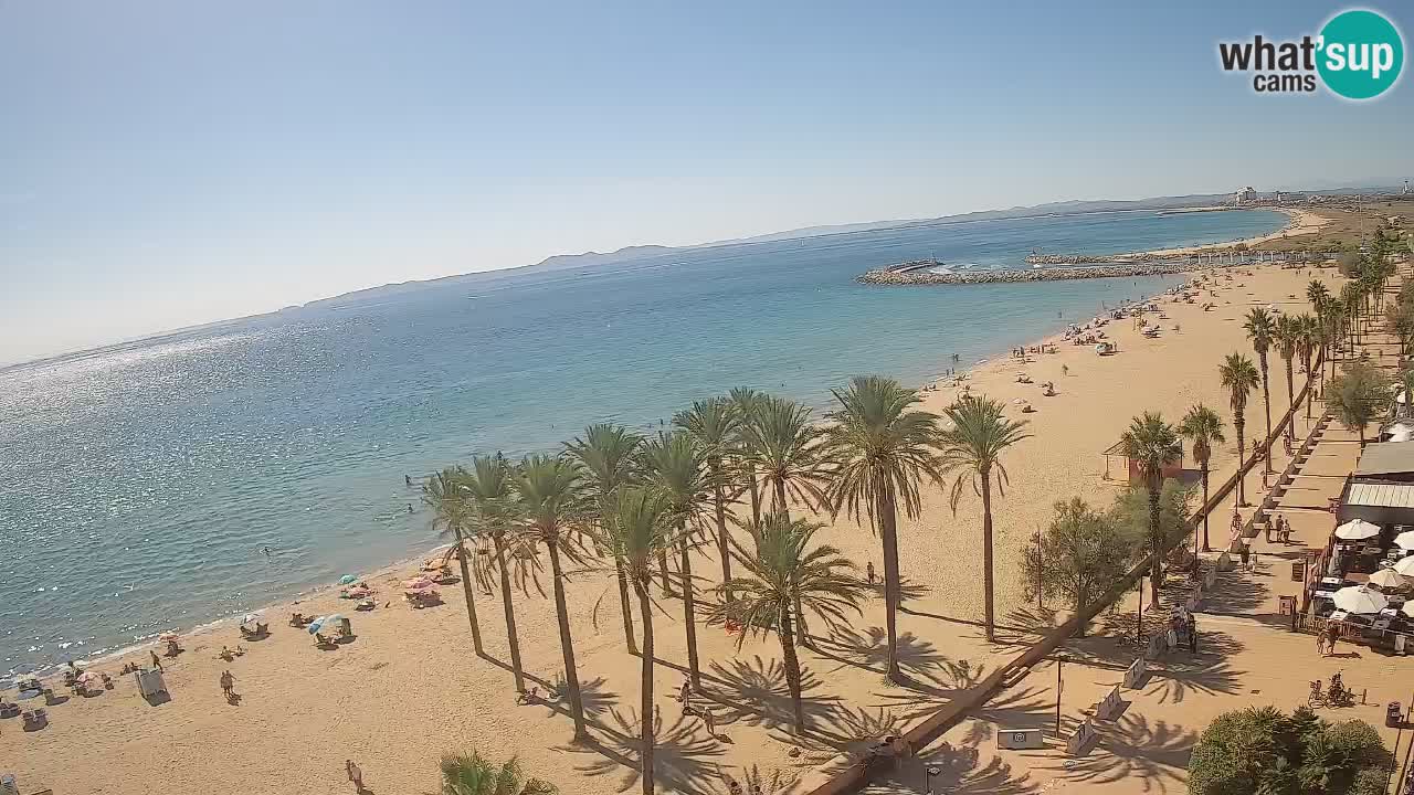 LIVEcam Roses plage – Hotel Montecarlo