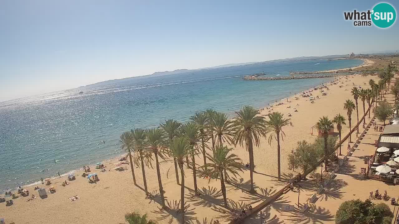 LIVEcam Roses plage – Hotel Montecarlo
