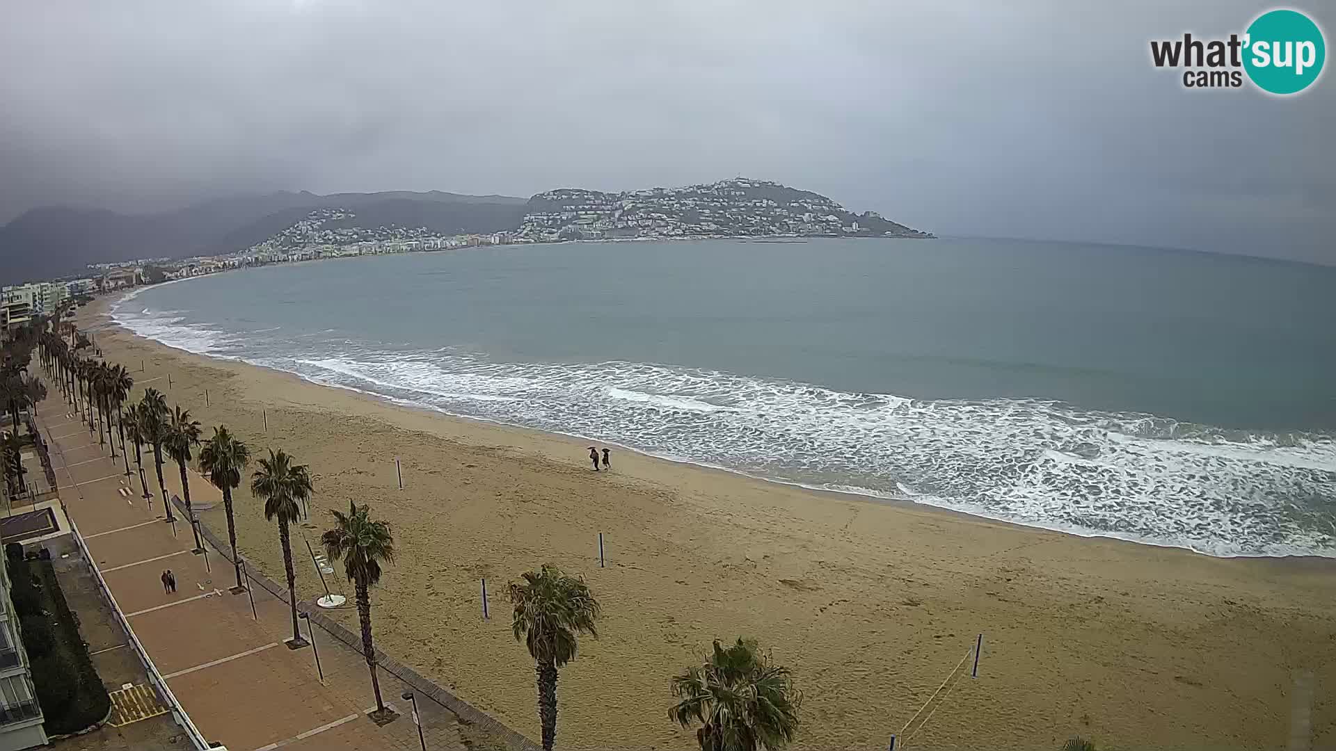 LIVE cam Roses beach Hotel Montecarlo Roses WhatsUpCams LIVE