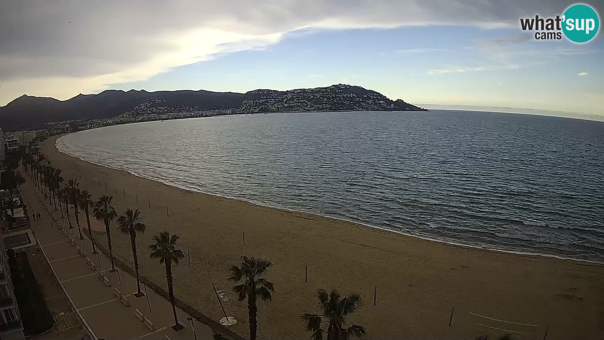 LIVEcam Roses plage Costa Brava – Hotel Montecarlo webcam Espagne