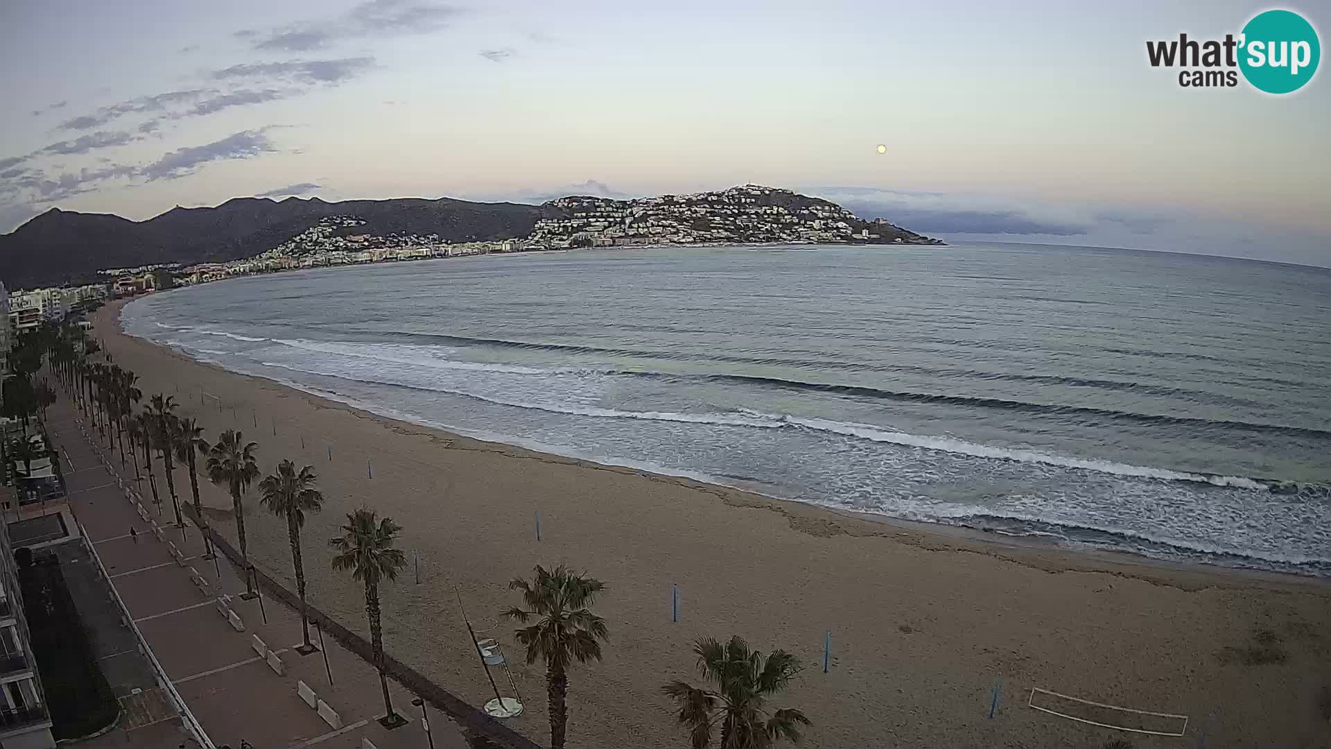 Live cam Roses  – Costa Brava spiaggia – Hotel MonteCarlo