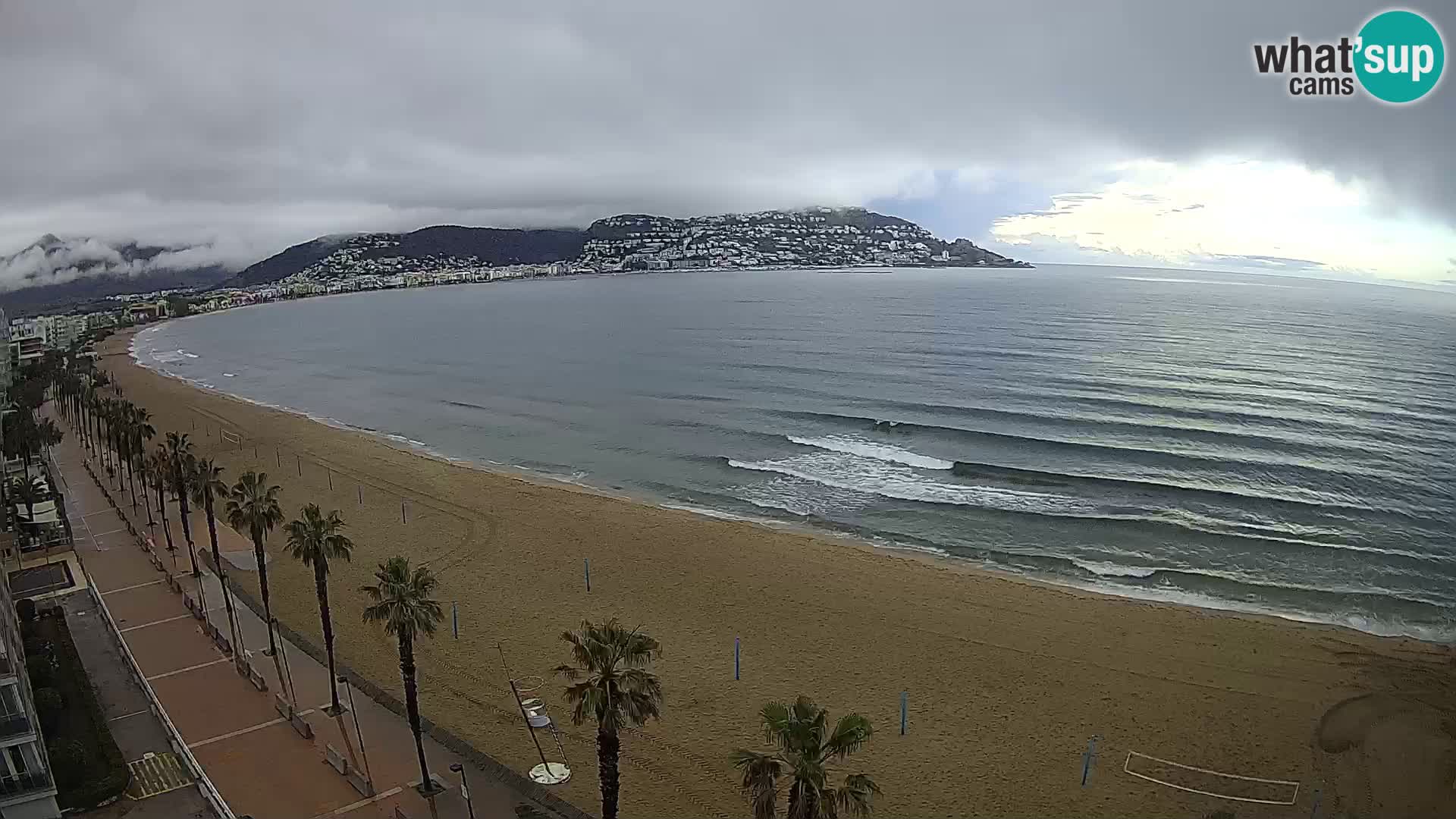 Webcam Costa Brava Roses Strand – Montecarlo Hotel livecam Spanien