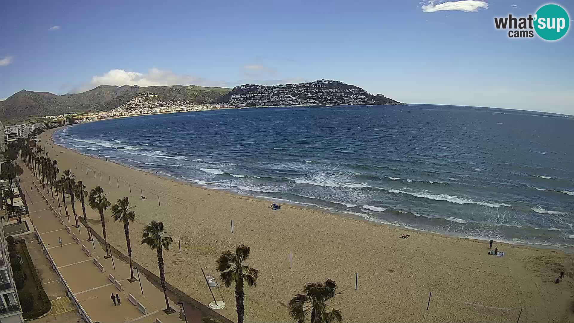 Live cam Roses  – Costa Brava spiaggia – Hotel MonteCarlo