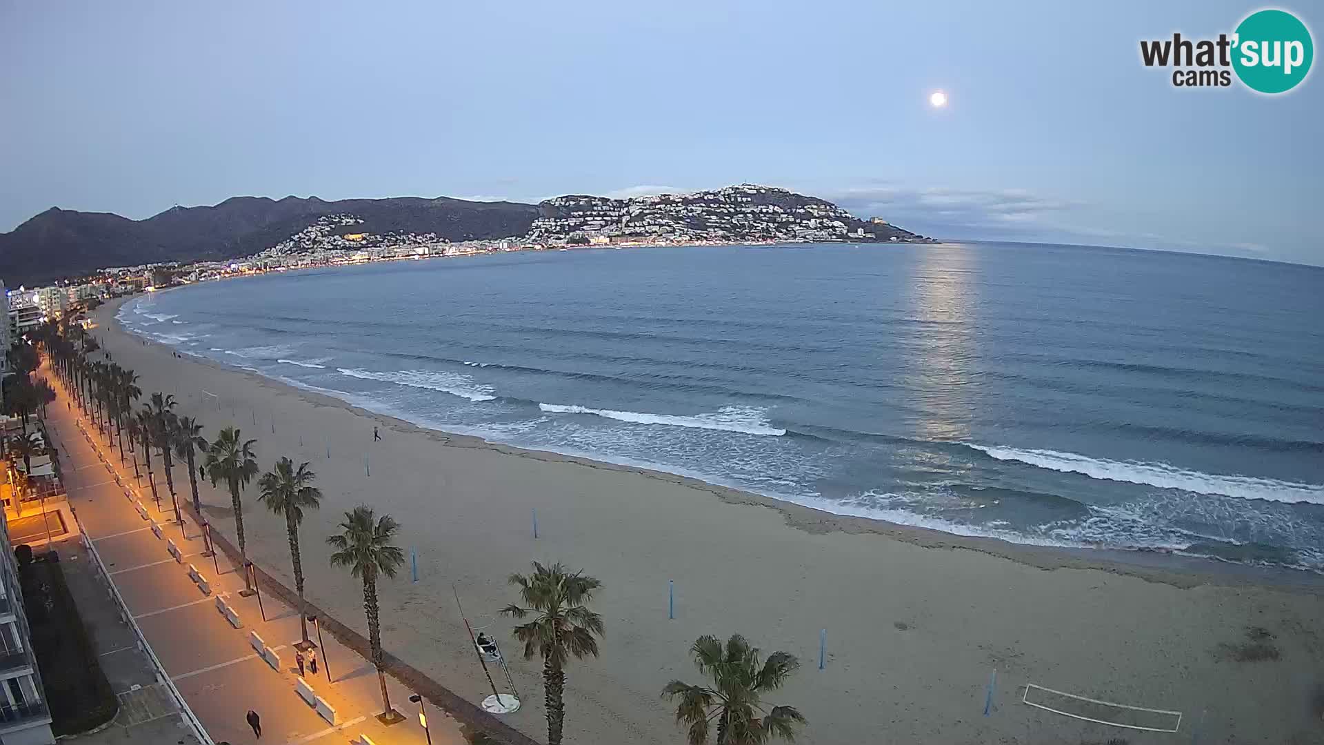 Live cam Roses  – Costa Brava spiaggia – Hotel MonteCarlo