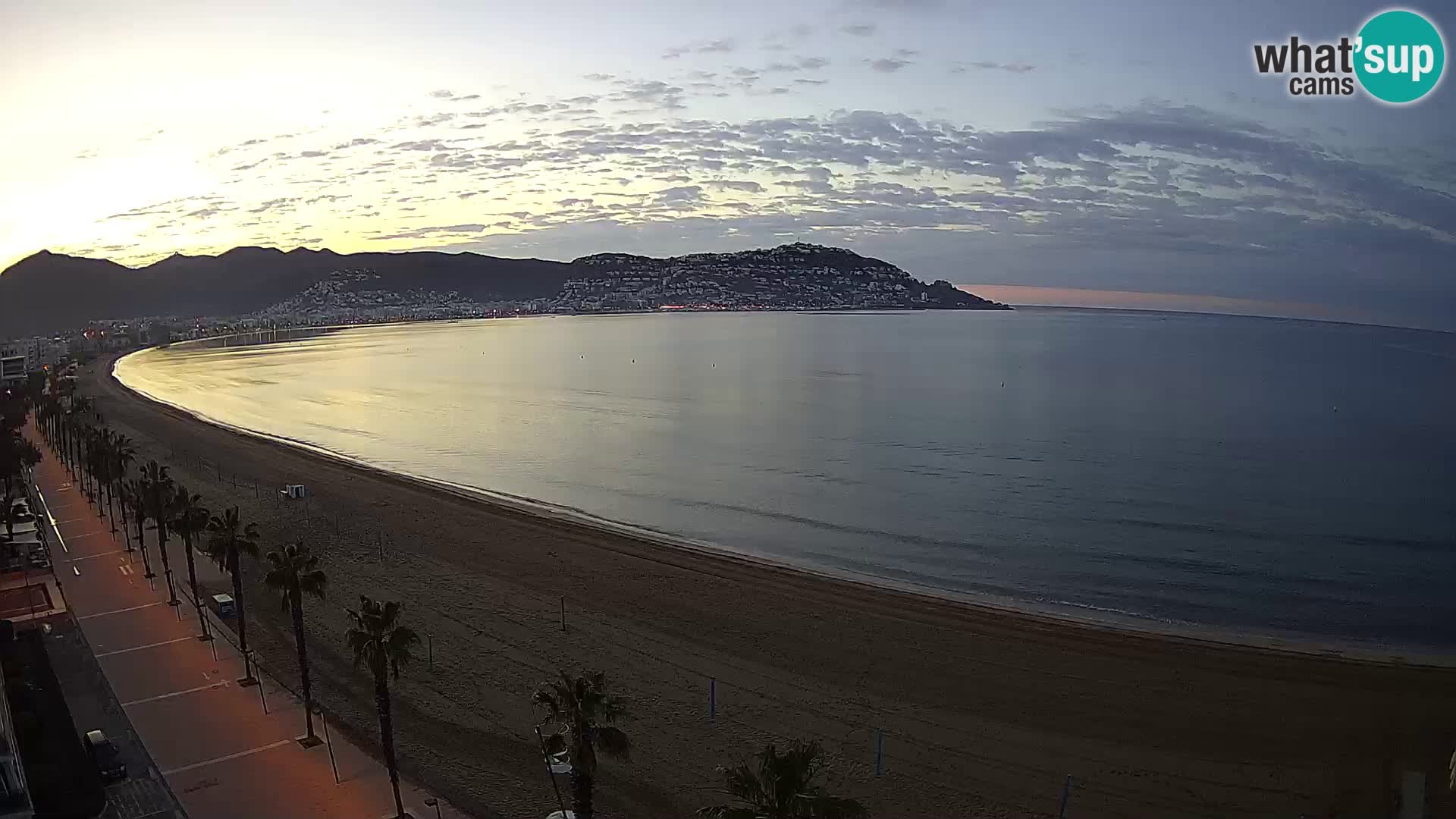 LIVEcam Roses plage Costa Brava – Hotel Montecarlo webcam Espagne
