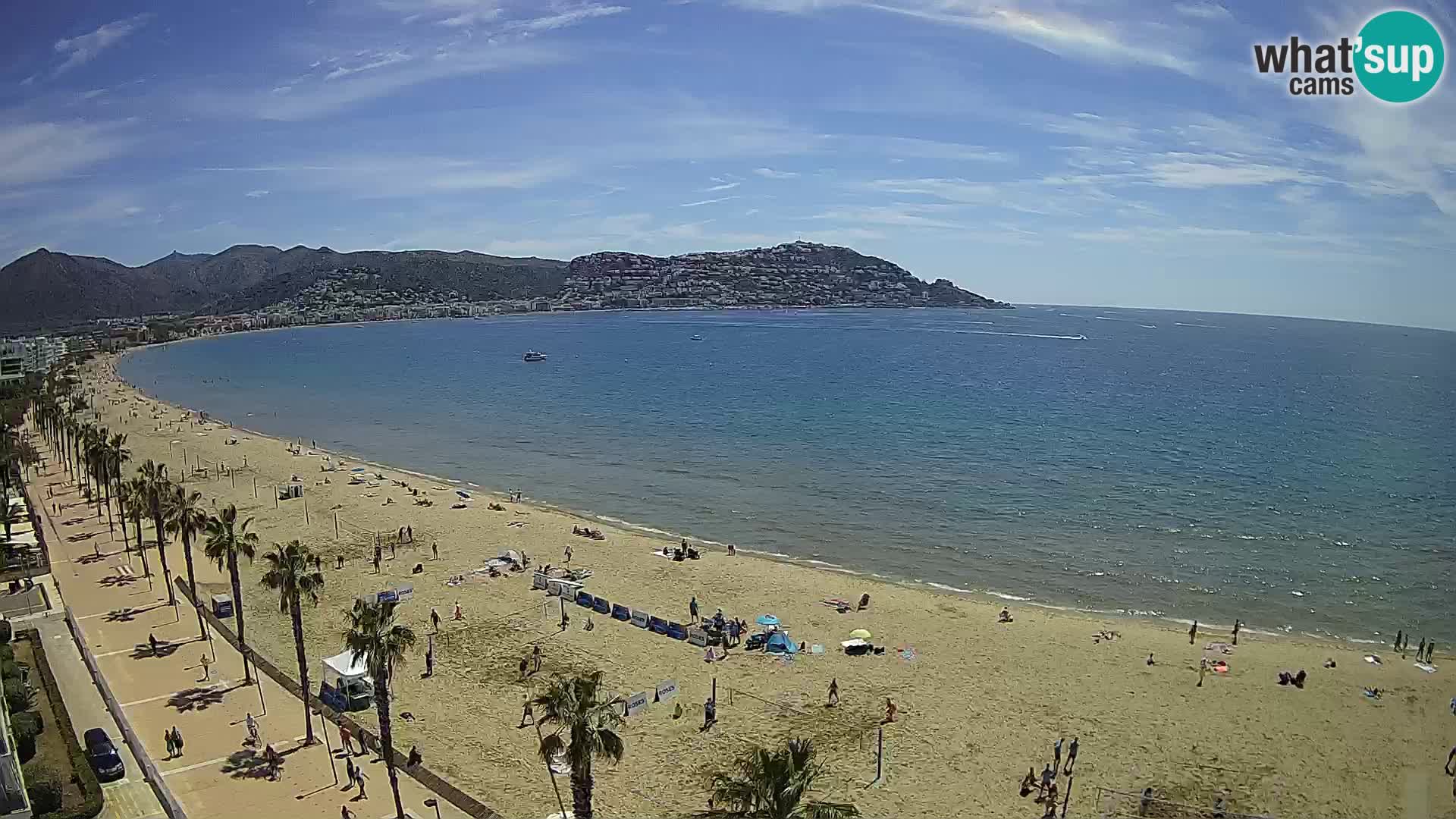 Live cam Roses  – Costa Brava spiaggia – Hotel MonteCarlo