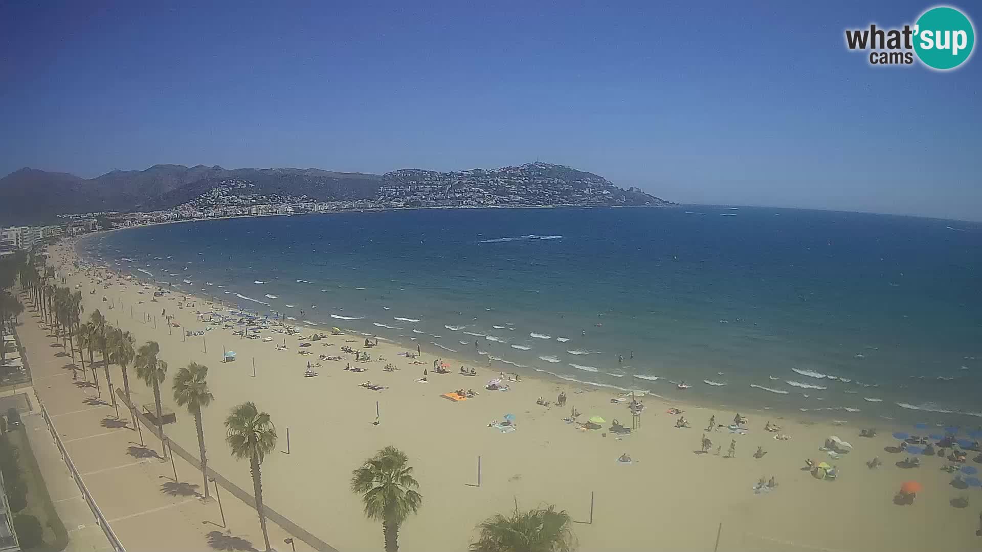 Roses camera en vivo playa Costa Brava- Hotel MonteCarlo