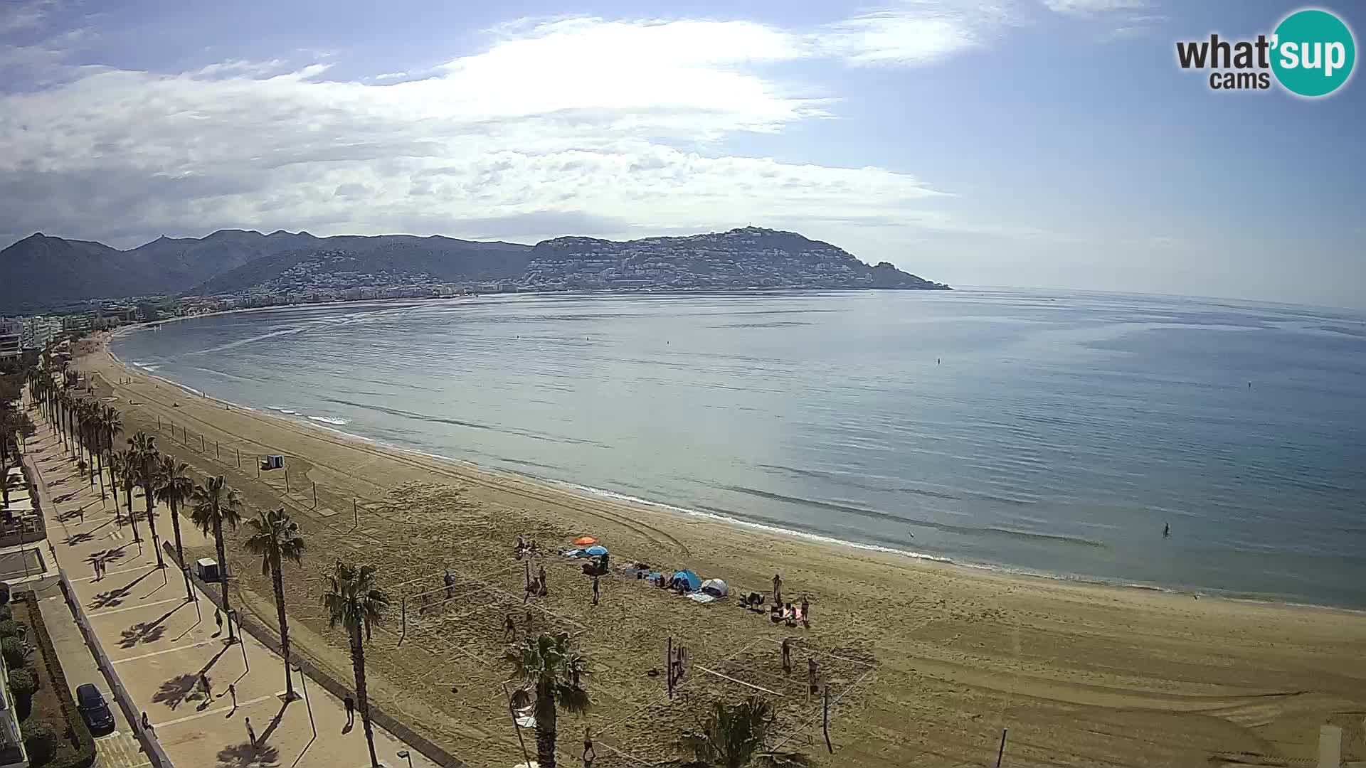 Roses camera en vivo playa Costa Brava- Hotel MonteCarlo