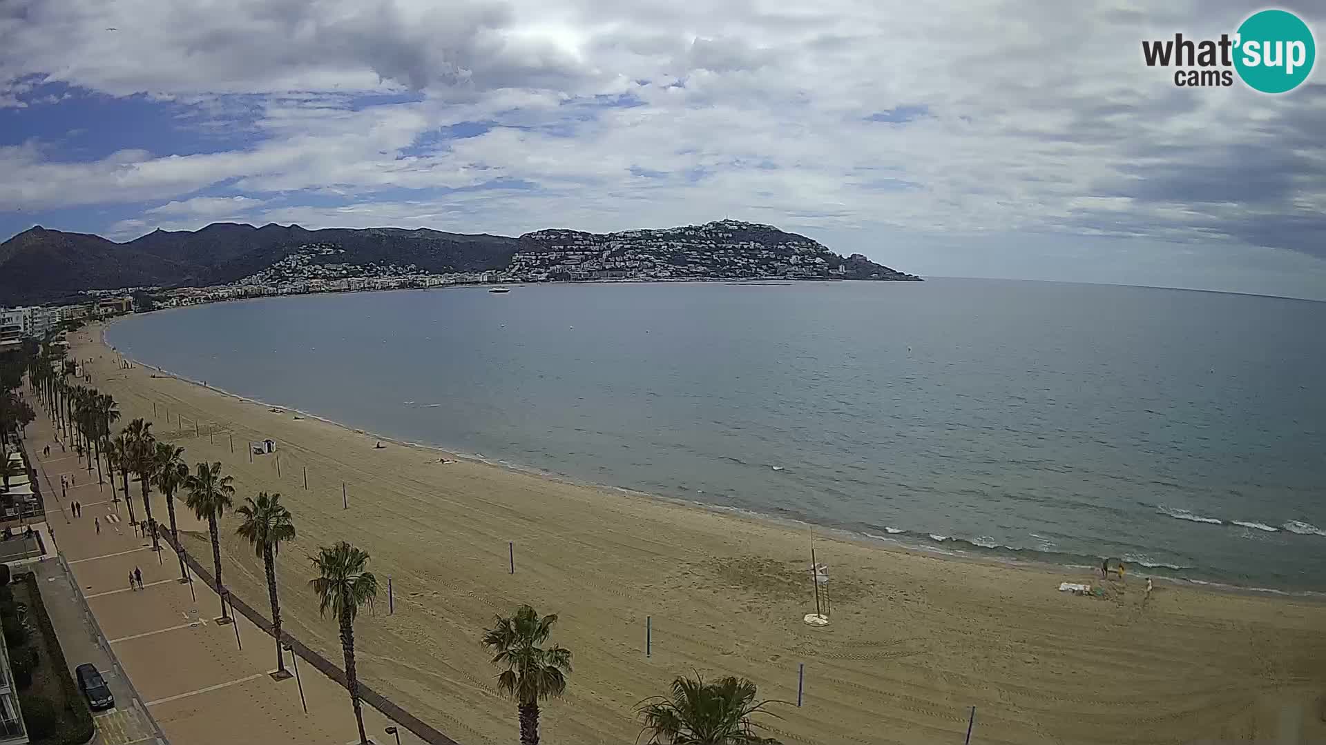 Webcam Costa Brava Roses Strand – Montecarlo Hotel livecam Spanien