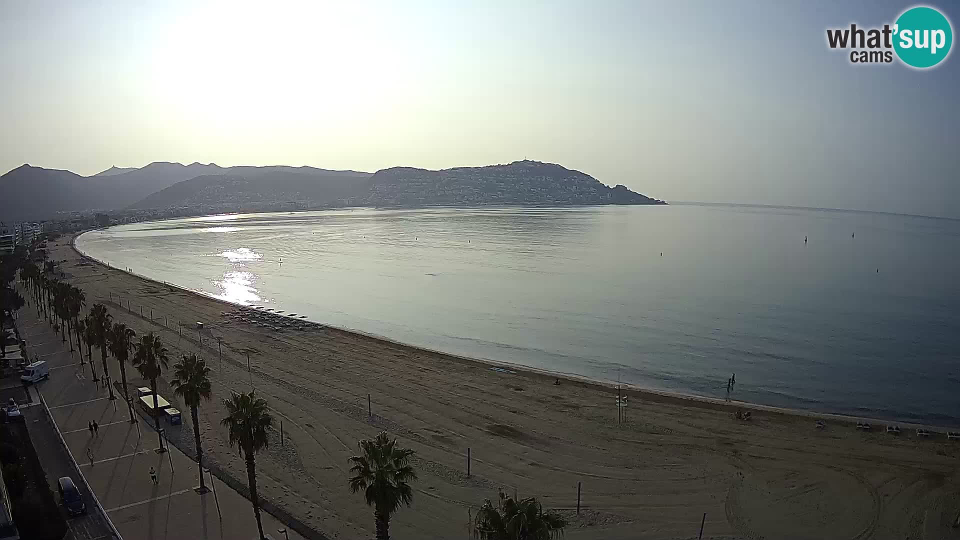 LIVEcam Roses plage Costa Brava – Hotel Montecarlo webcam Espagne