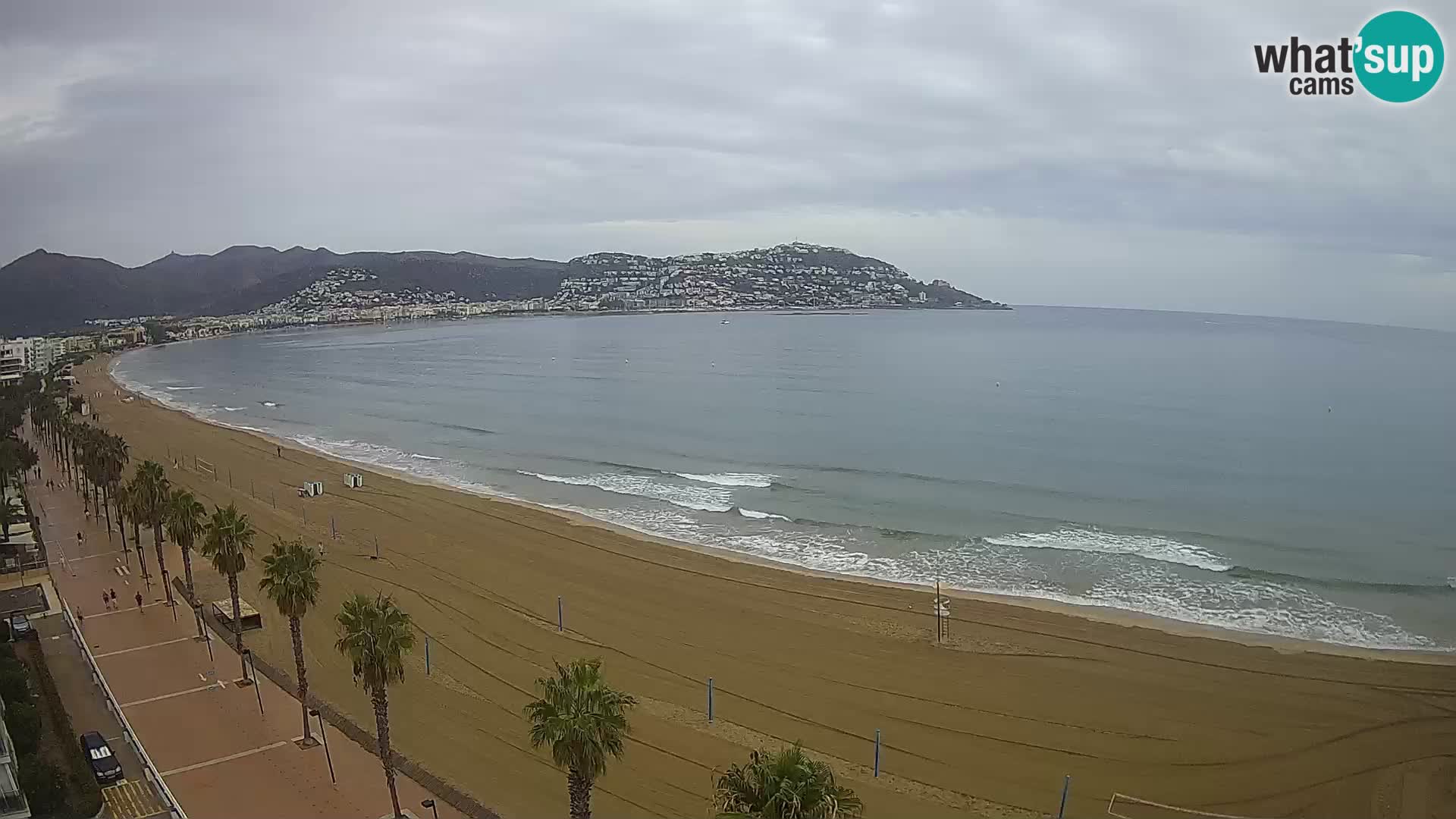 LIVEcam Roses plage Costa Brava – Hotel Montecarlo webcam Espagne