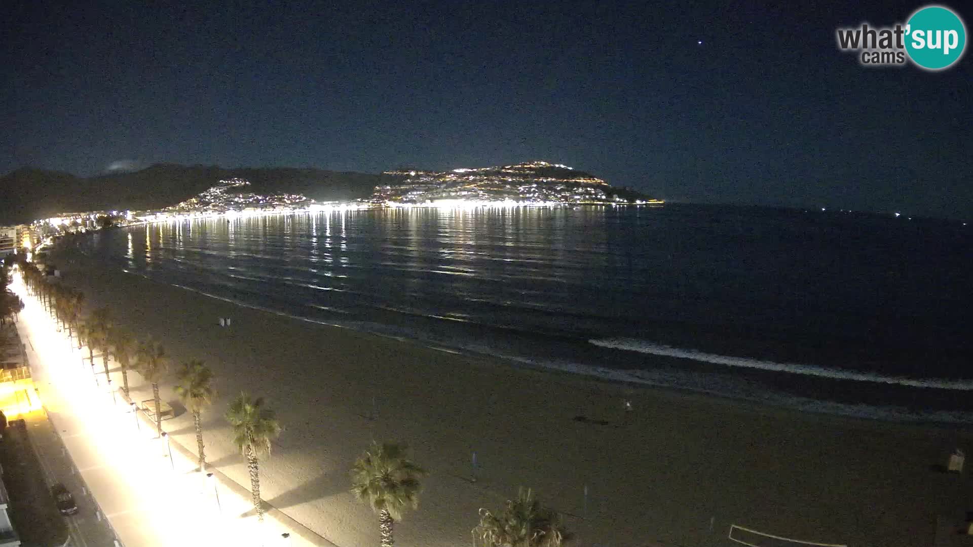 Webcam Costa Brava Roses Strand – Montecarlo Hotel livecam Spanien