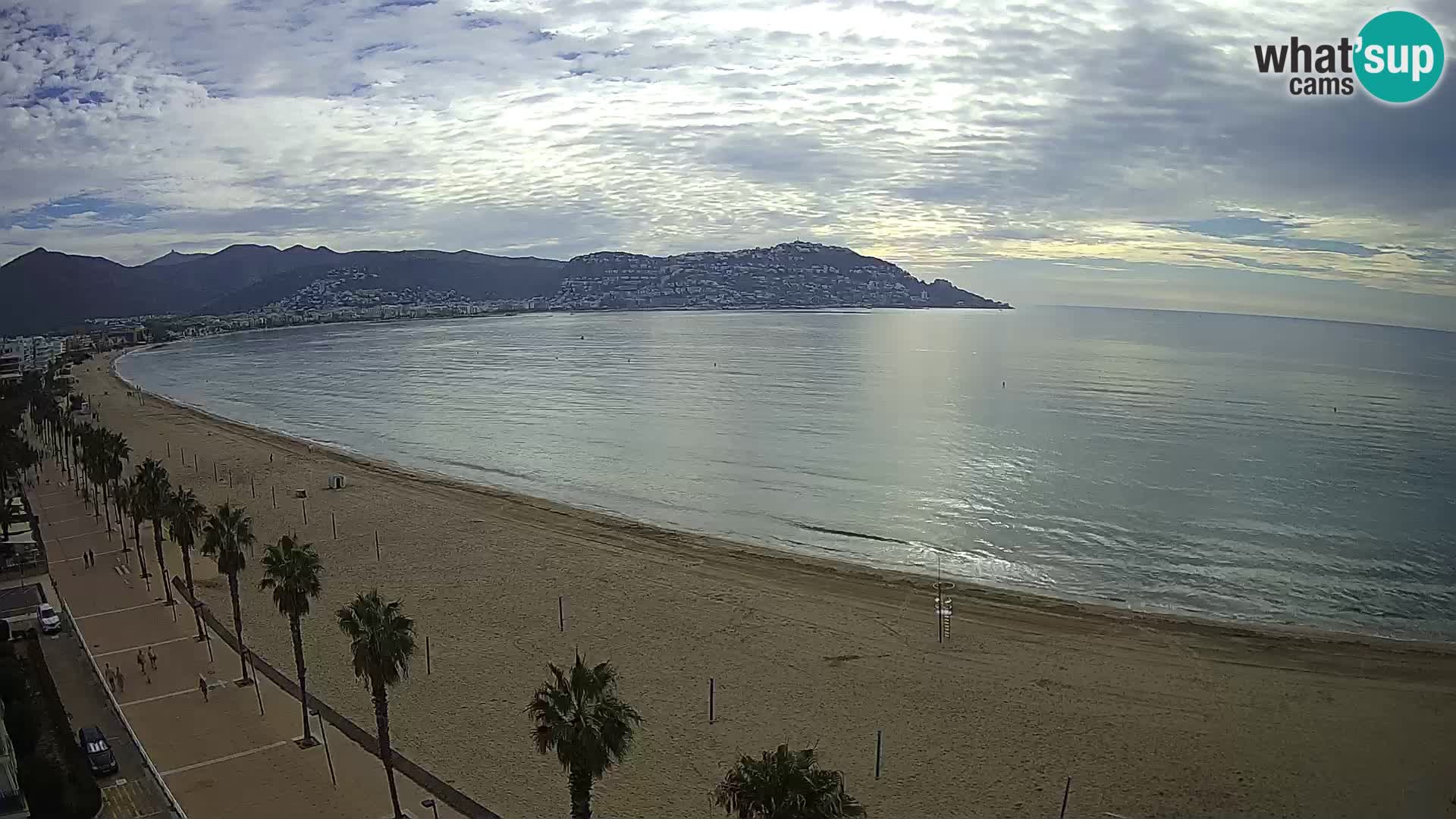 LIVEcam Roses plage Costa Brava – Hotel Montecarlo webcam Espagne