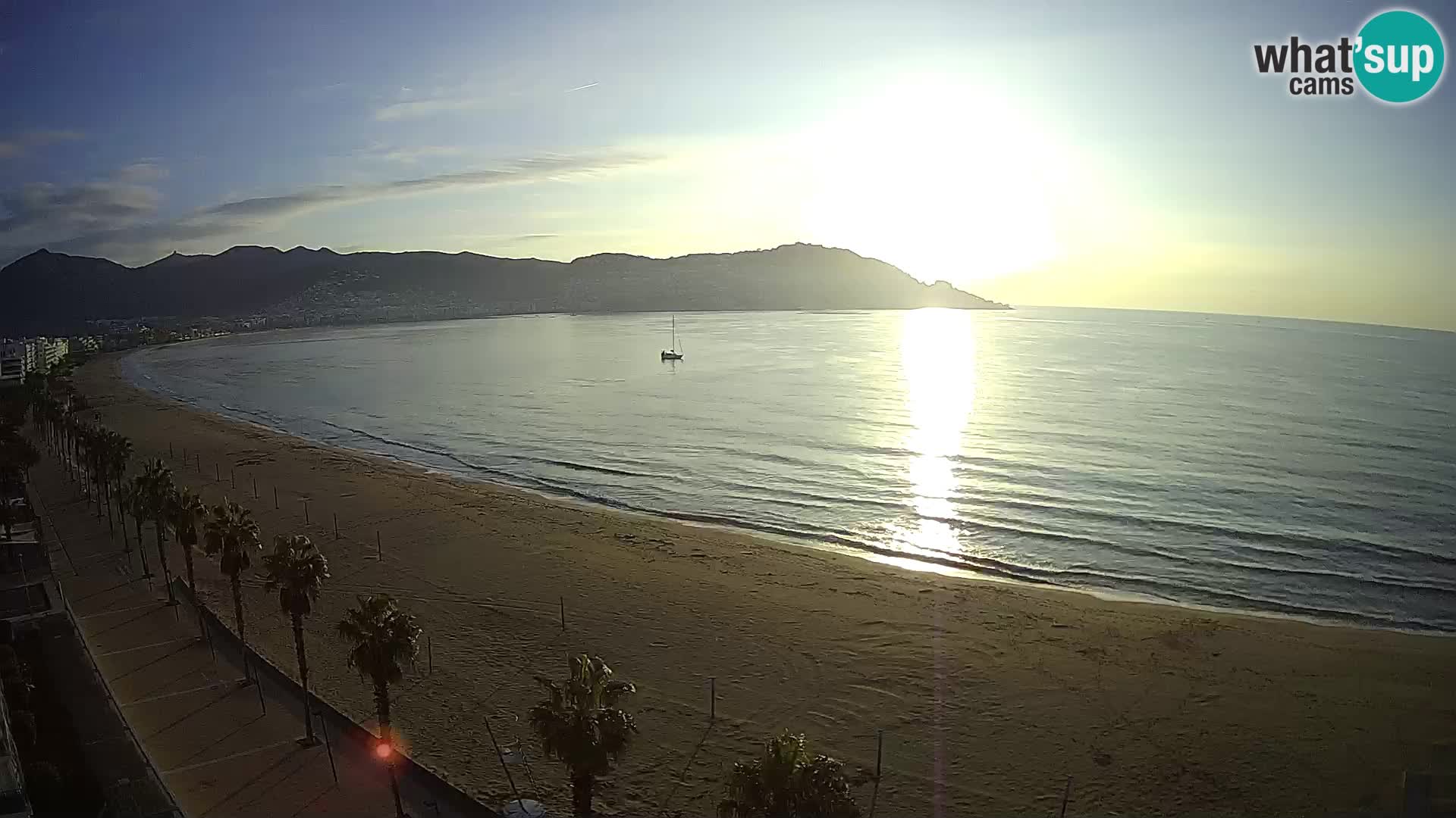 Webcam Costa Brava Roses Strand – Montecarlo Hotel livecam Spanien