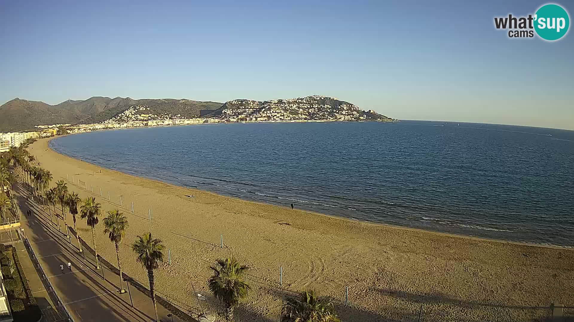 Webcam Costa Brava Roses Strand – Montecarlo Hotel livecam Spanien