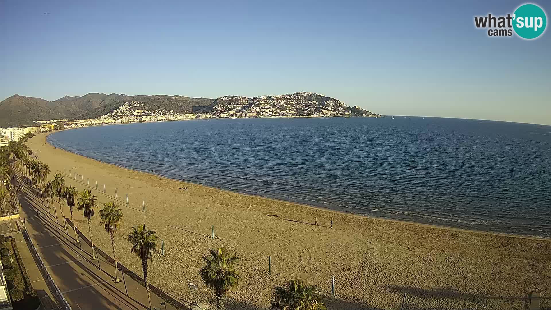 Webcam Costa Brava Roses Strand – Montecarlo Hotel livecam Spanien