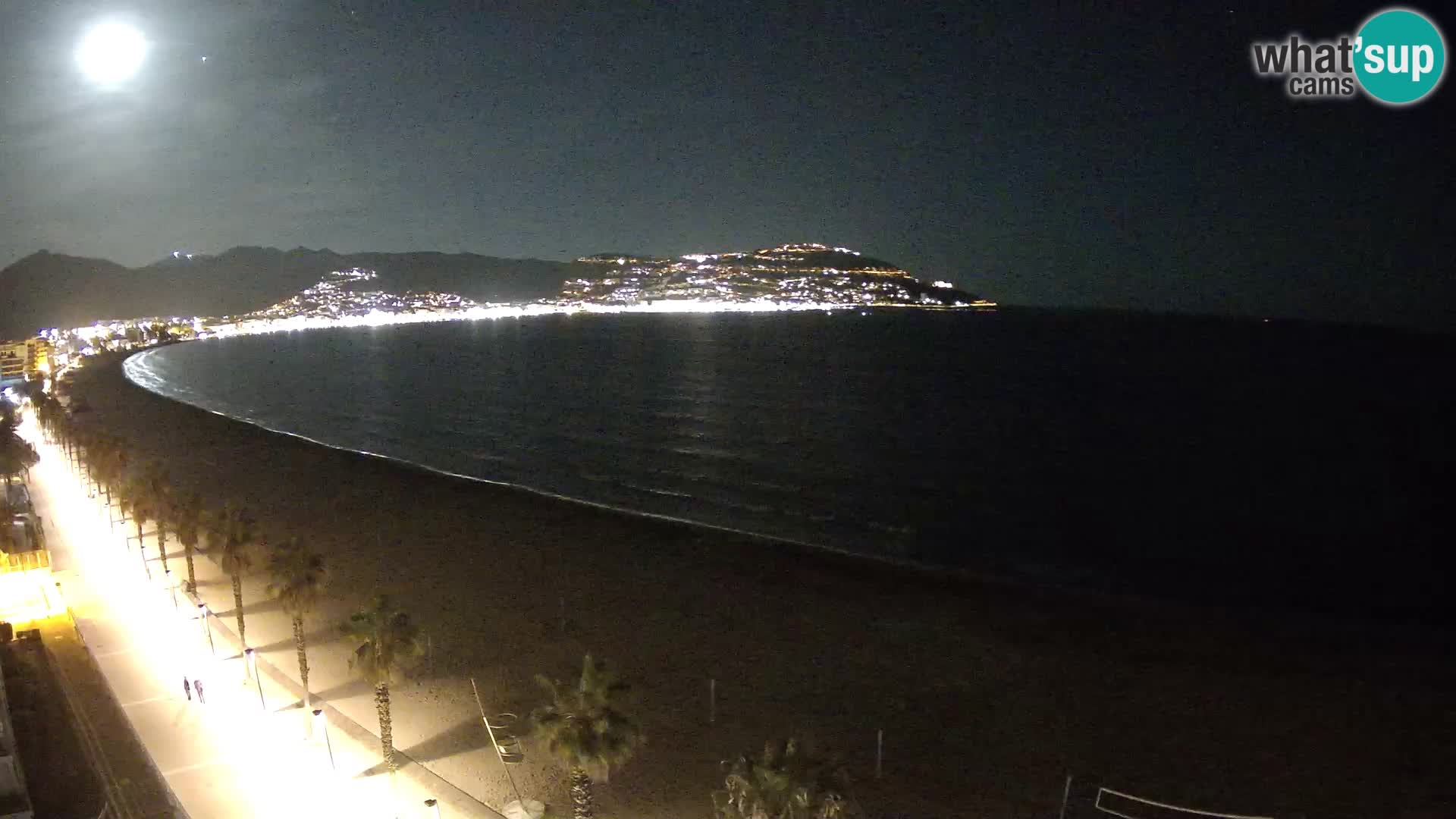 Webcam Costa Brava Roses Strand – Montecarlo Hotel livecam Spanien