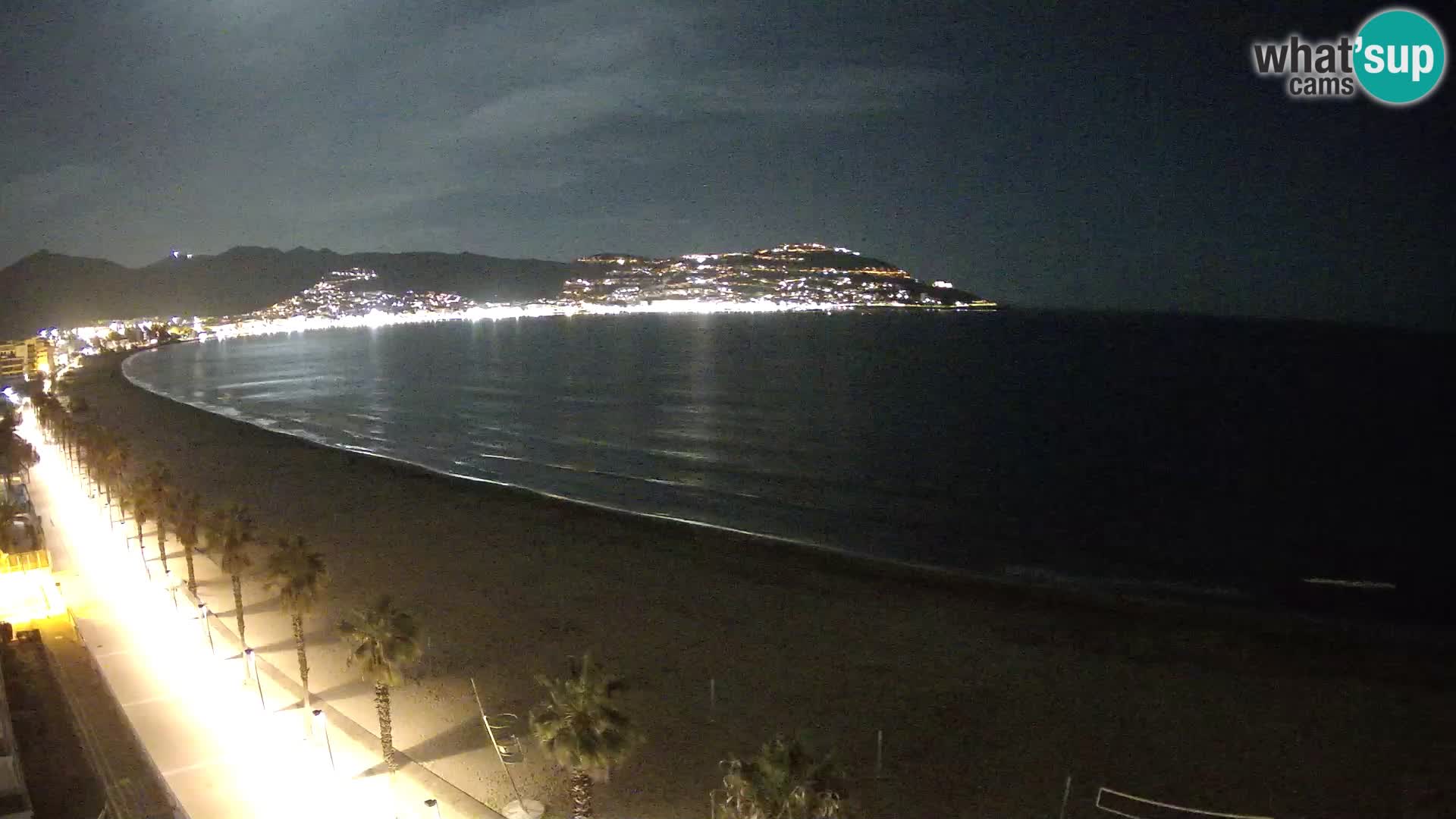 Webcam Costa Brava Roses Strand – Montecarlo Hotel livecam Spanien