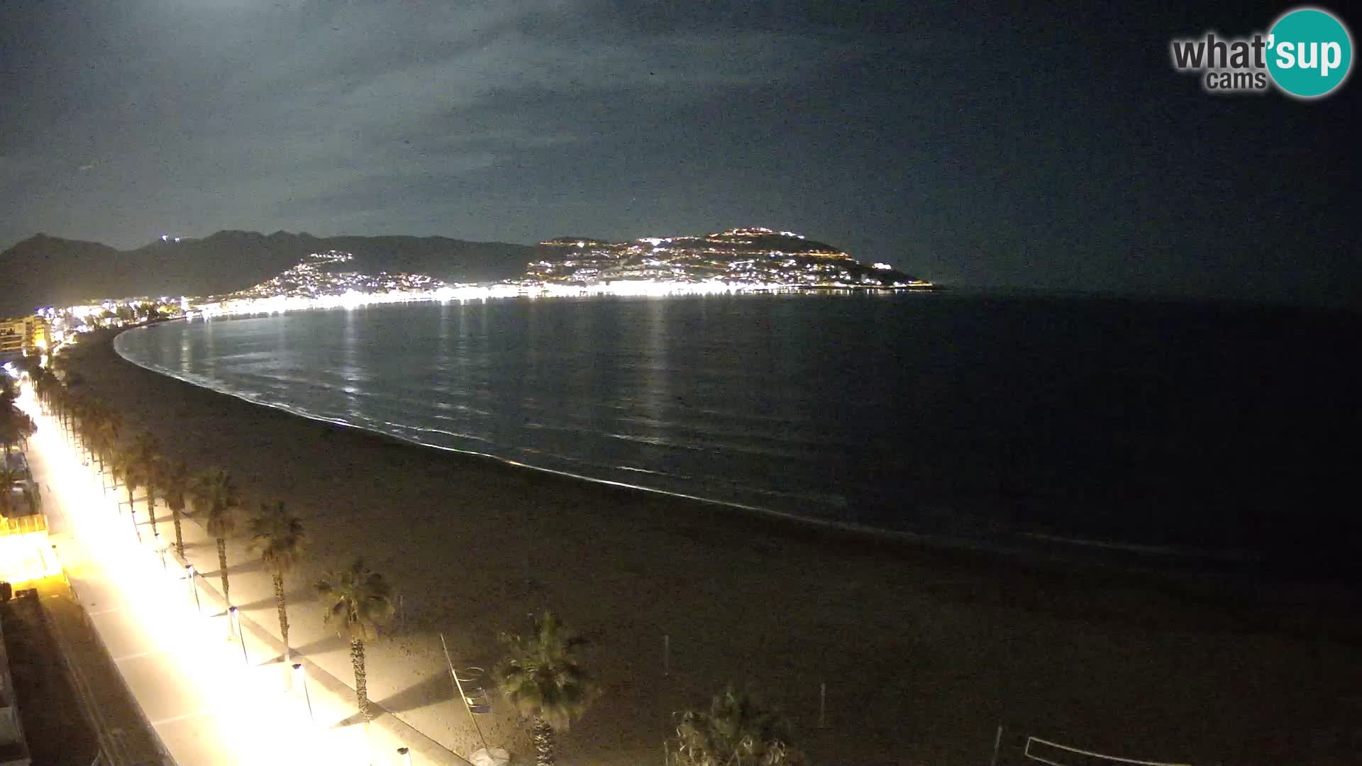 LIVEcam Roses plage Costa Brava – Hotel Montecarlo webcam Espagne