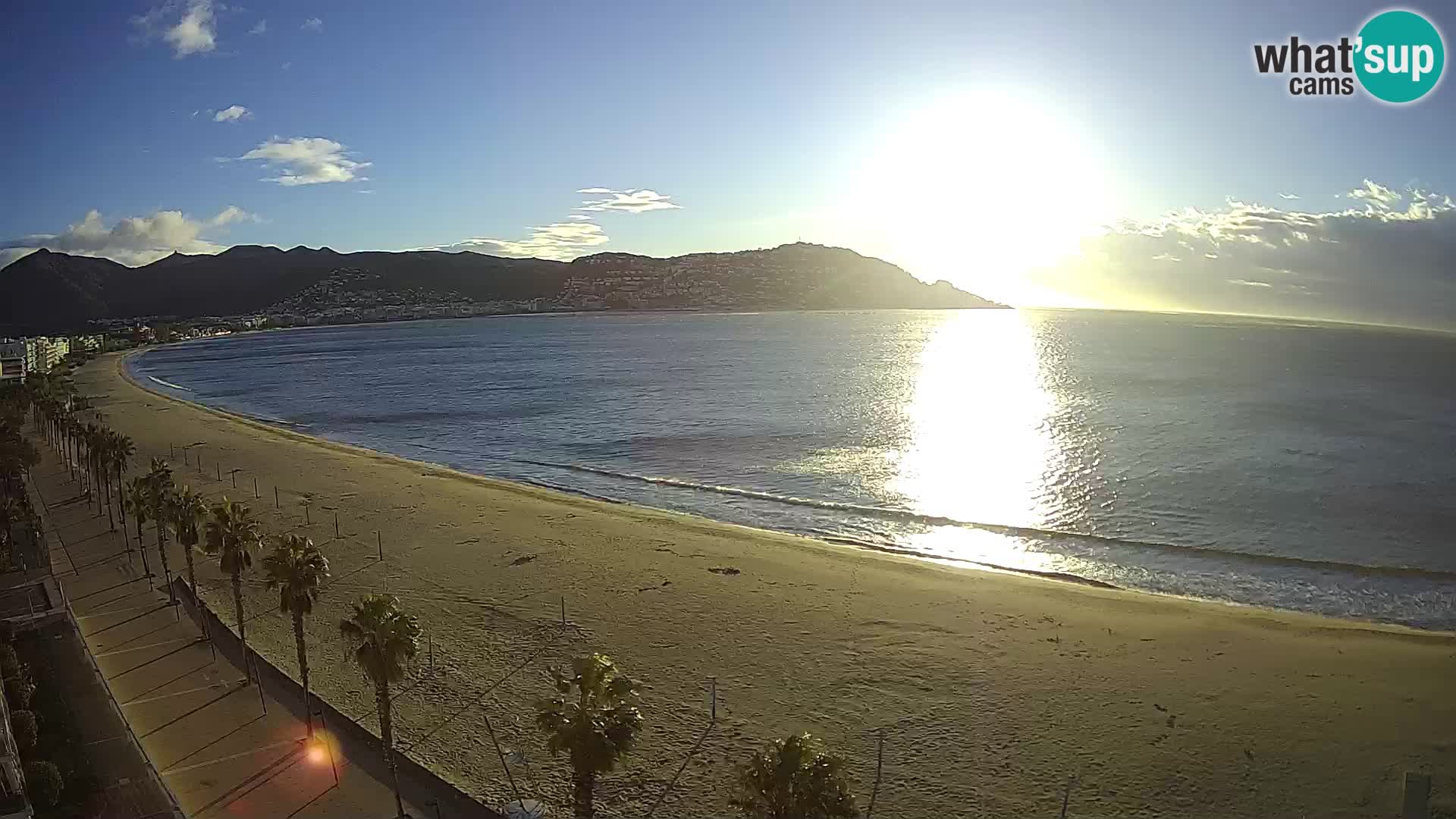 Live cam Roses  – Costa Brava spiaggia – Hotel MonteCarlo