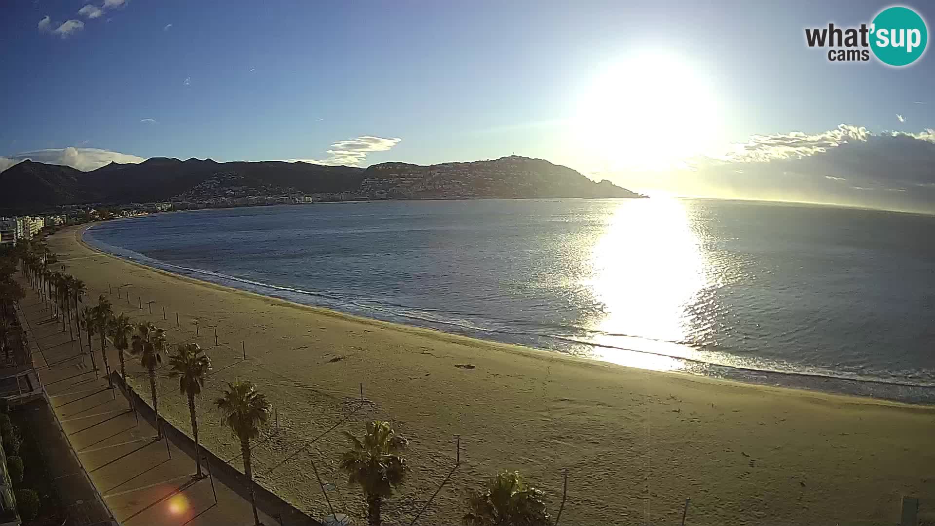 Webcam Costa Brava Roses Strand – Montecarlo Hotel livecam Spanien