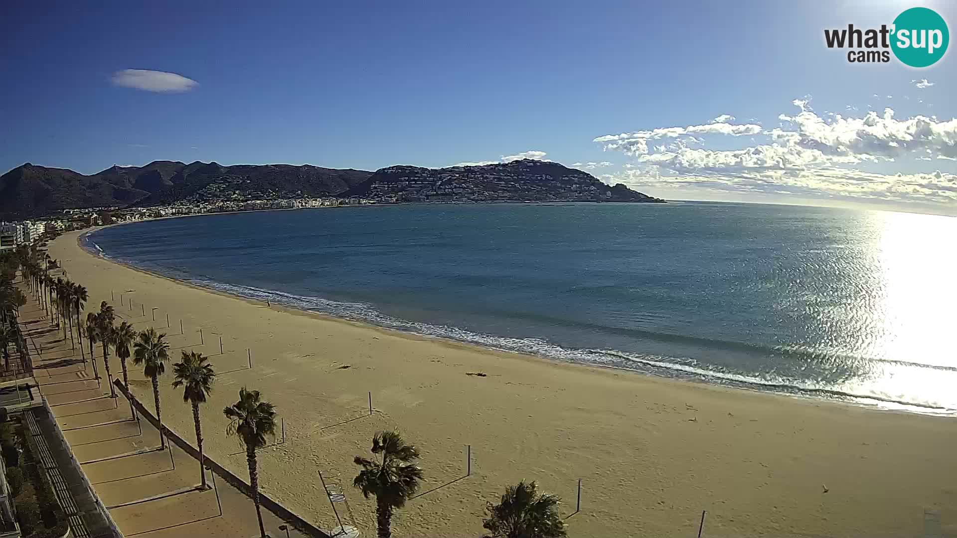 Roses camera en vivo playa Costa Brava- Hotel MonteCarlo