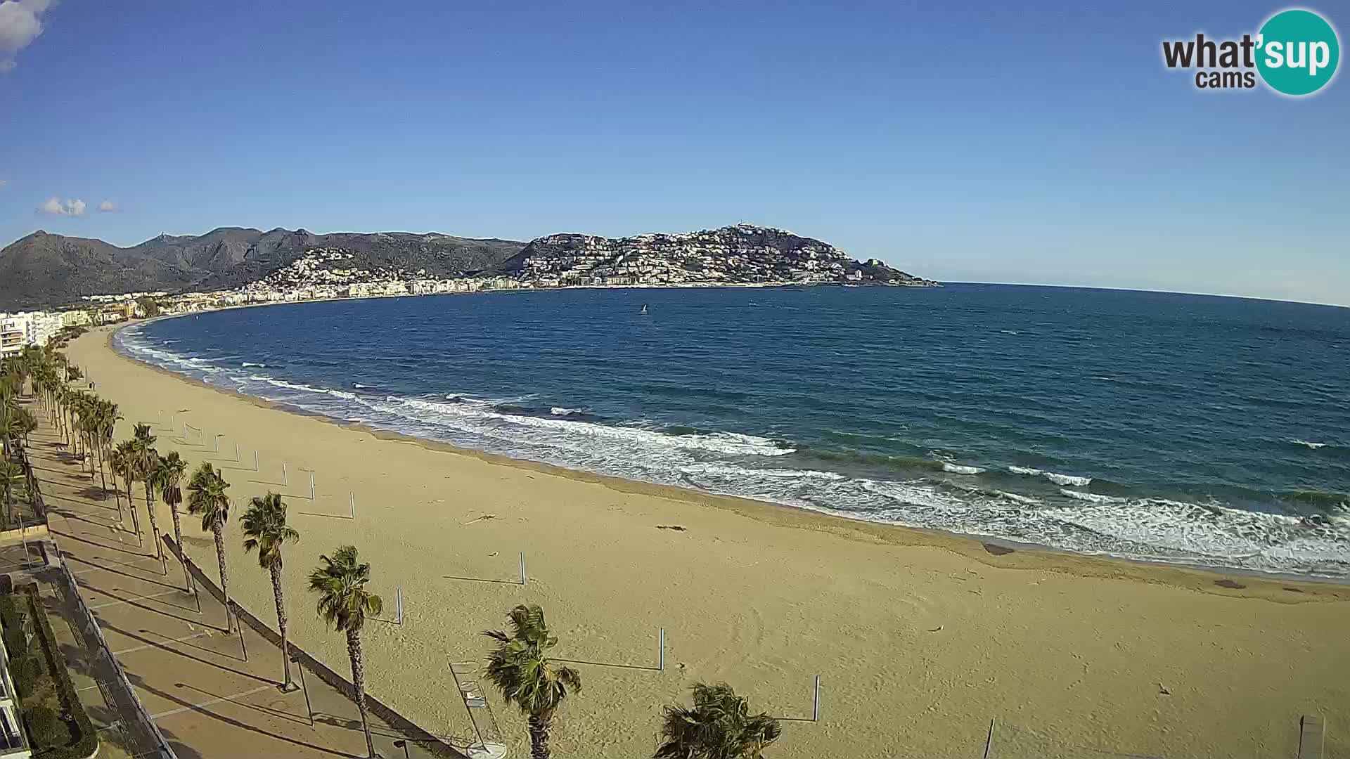 Roses camera en vivo playa Costa Brava- Hotel MonteCarlo