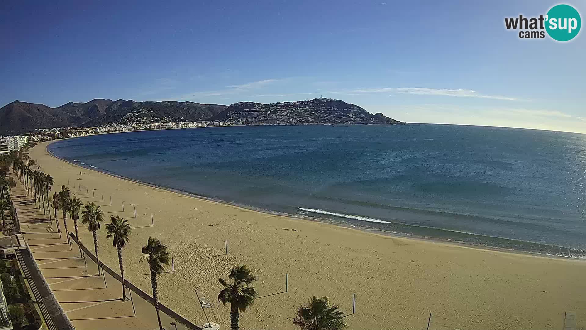 Live cam Roses  – Costa Brava spiaggia – Hotel MonteCarlo