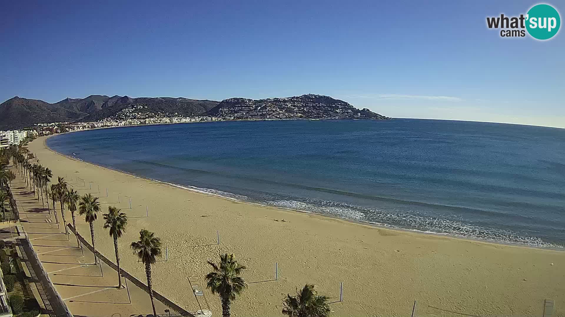 Roses camera en vivo playa Costa Brava- Hotel MonteCarlo