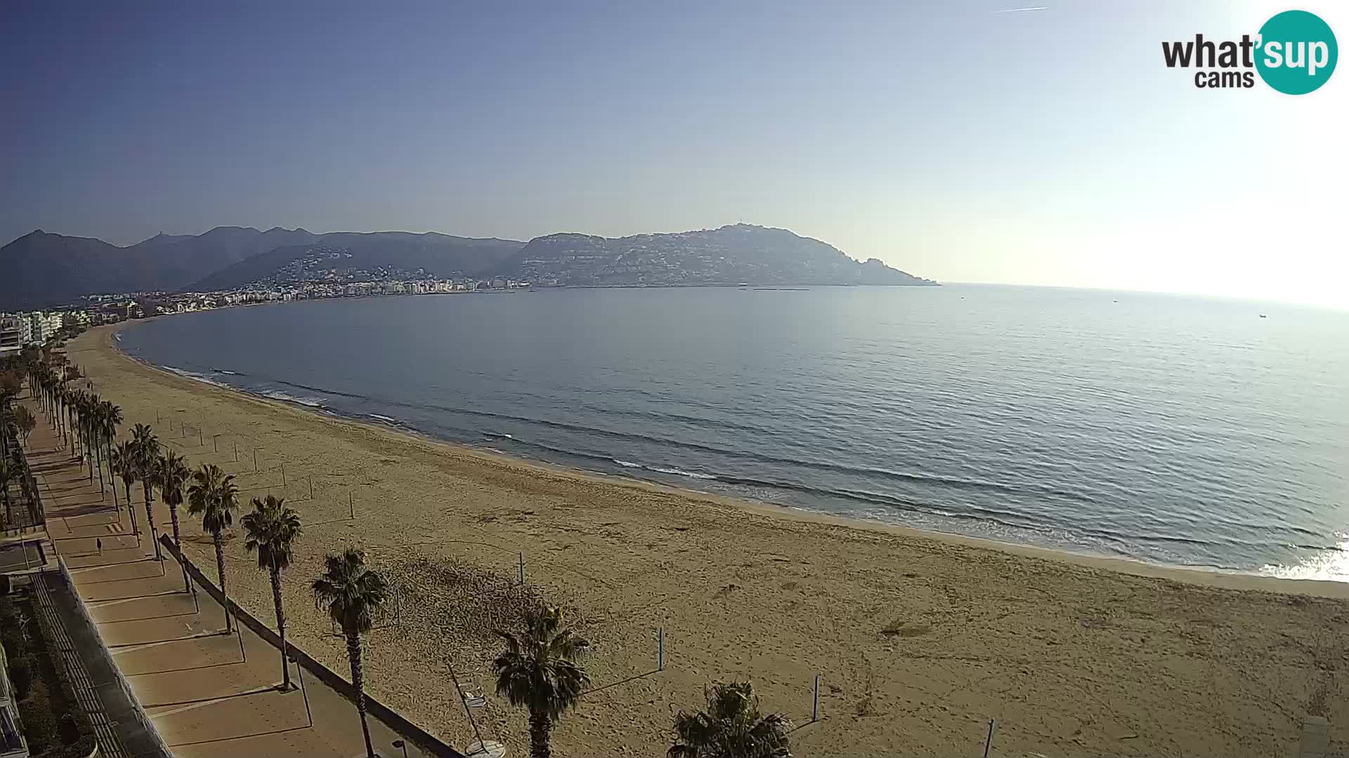 Webcam Costa Brava Roses Strand – Montecarlo Hotel livecam Spanien