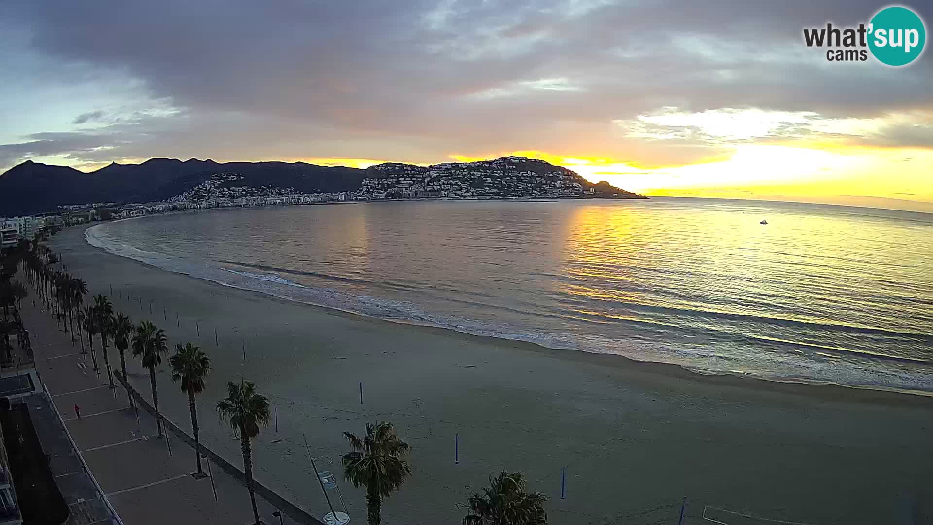 Webcam Costa Brava Roses Strand – Montecarlo Hotel livecam Spanien