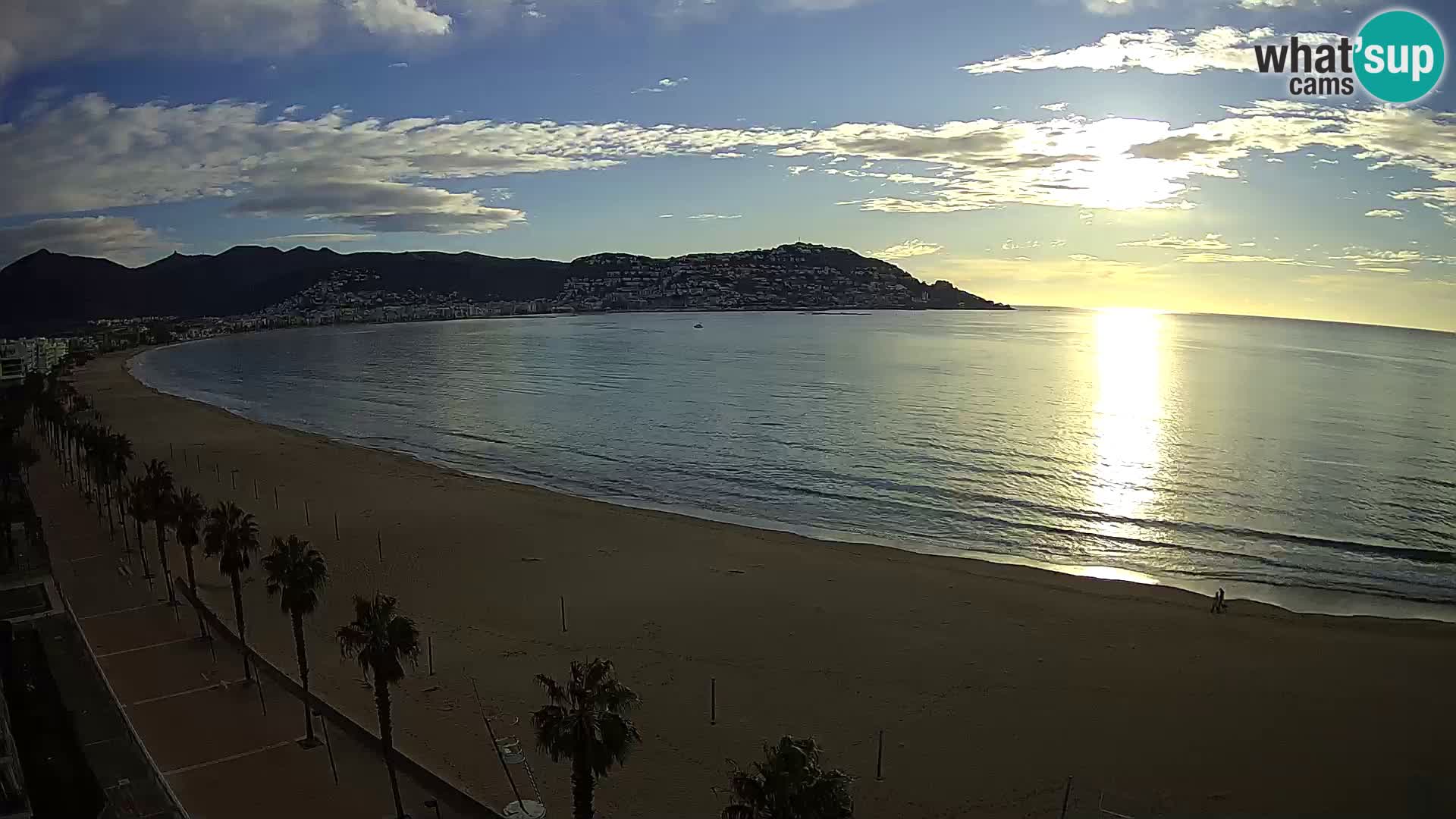 LIVEcam Roses plage Costa Brava – Hotel Montecarlo webcam Espagne