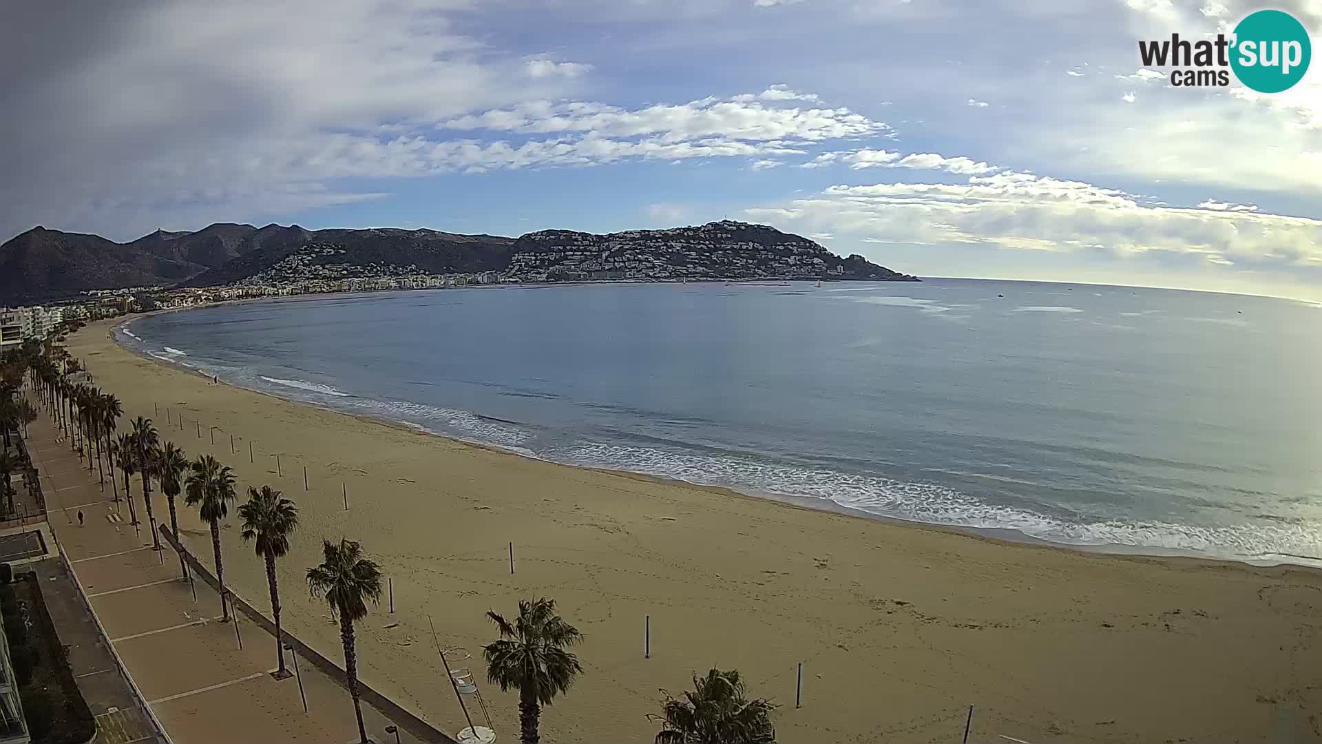 LIVEcam Roses plage Costa Brava – Hotel Montecarlo webcam Espagne