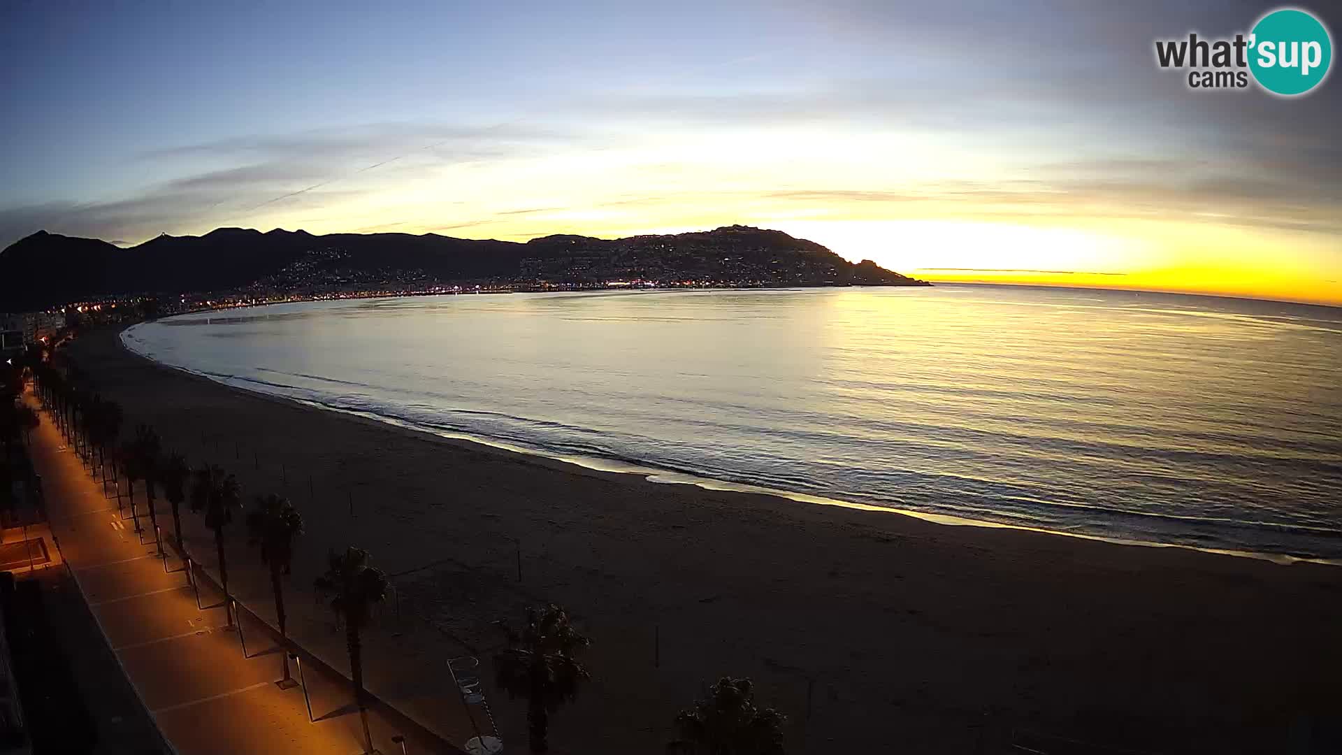 LIVEcam Roses plage Costa Brava – Hotel Montecarlo webcam Espagne