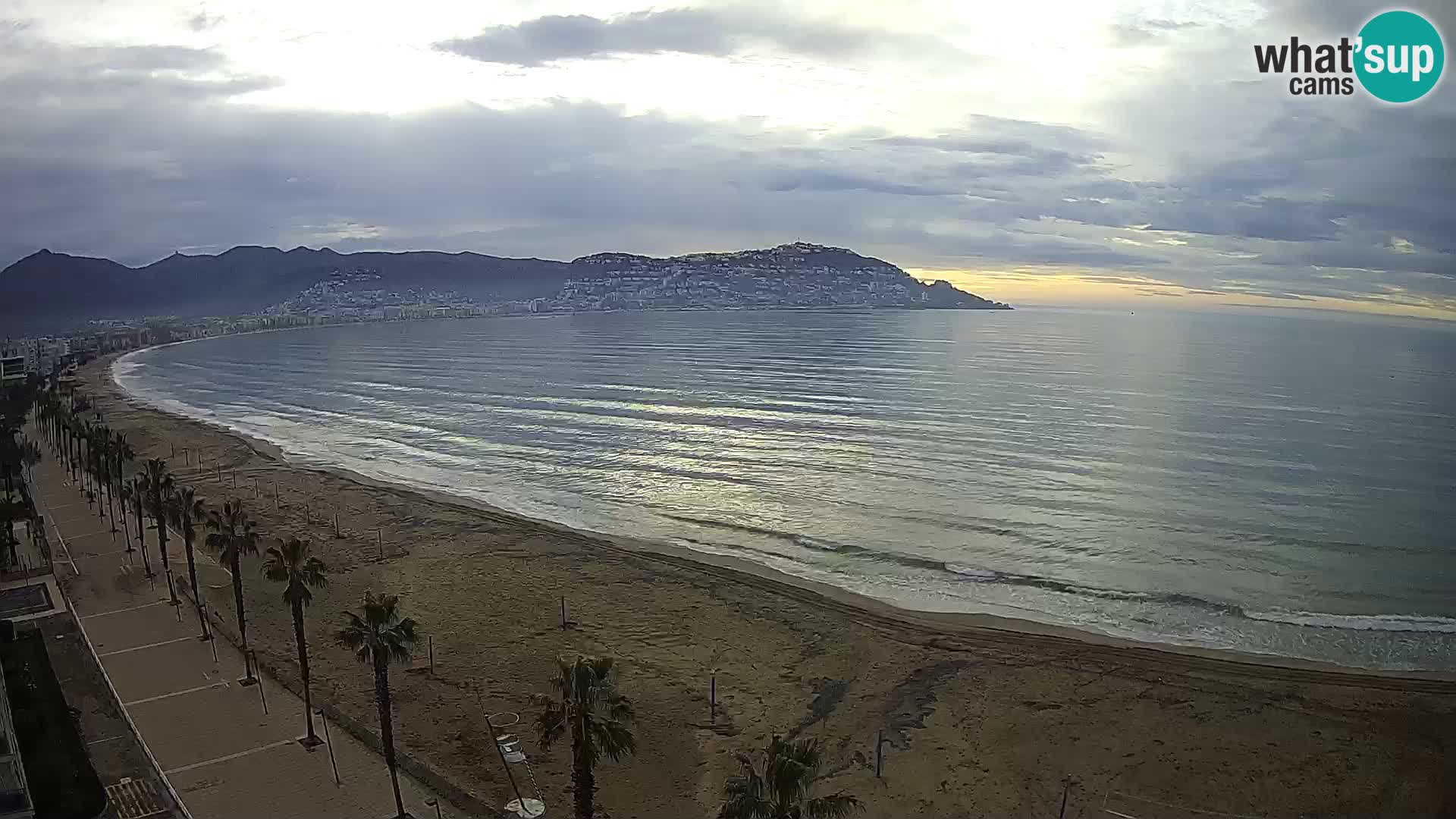 LIVEcam Roses plage Costa Brava – Hotel Montecarlo webcam Espagne