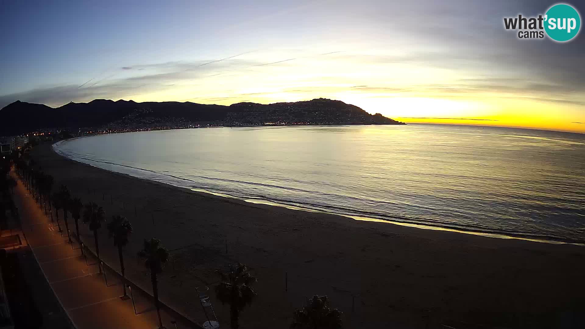 Webcam Costa Brava Roses Strand – Montecarlo Hotel livecam Spanien