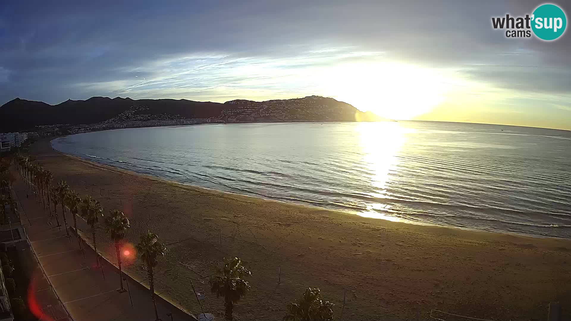 Webcam Costa Brava Roses Strand – Montecarlo Hotel livecam Spanien